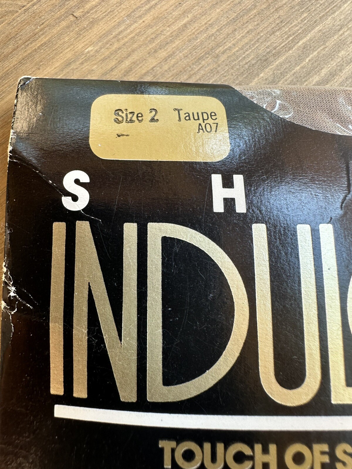 Vintage Burlington Sheer Indulgence Control Top Panty Hose Size 2 Taupe USA