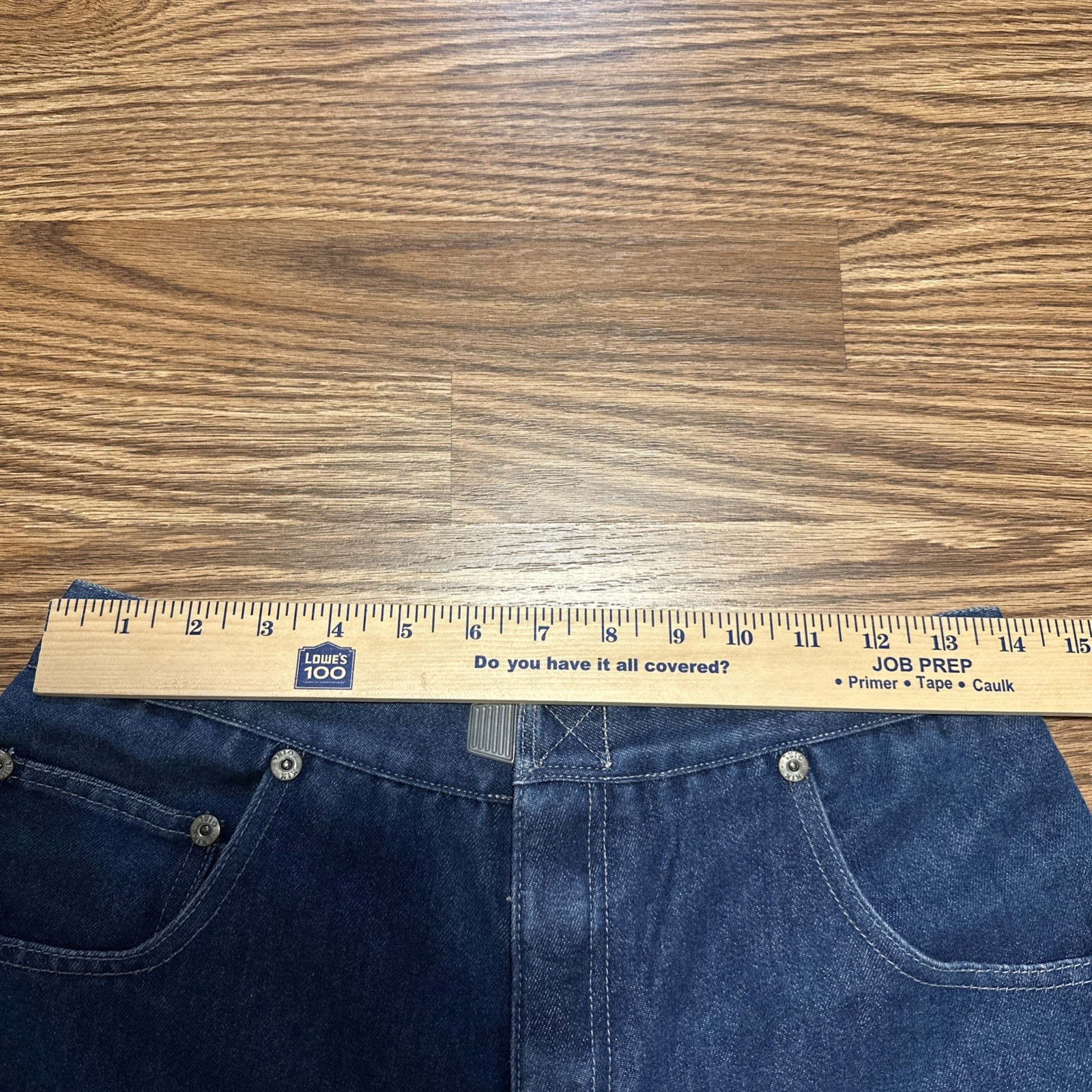 KIK GIRL Jeans Denim 90s Y2K Rave Skater Grunge Cargo Strap Wide Leg 3 Actual 28