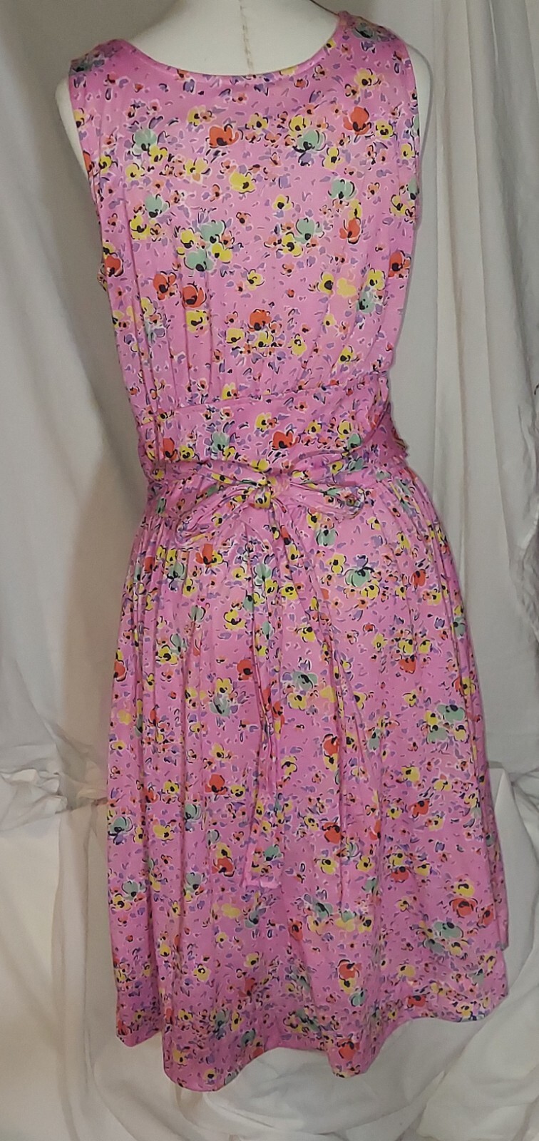 Vintage Plain Jane By Sweet Baby Jane Cottagecore Tie Back Dress Size 13