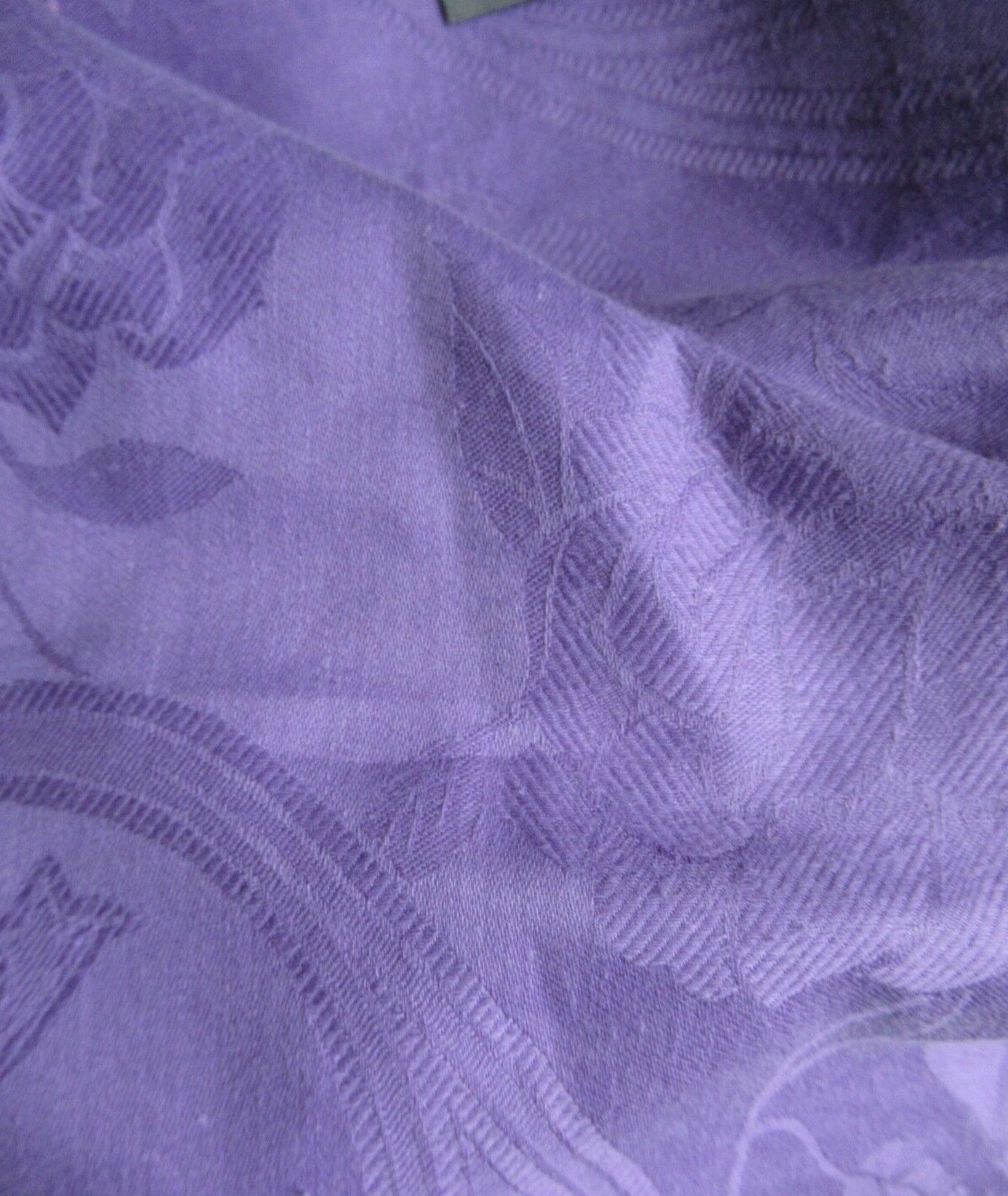 80’s Vintage Alison J. Lavender Floral Cotton Off Shoulder Debutante Party Dress