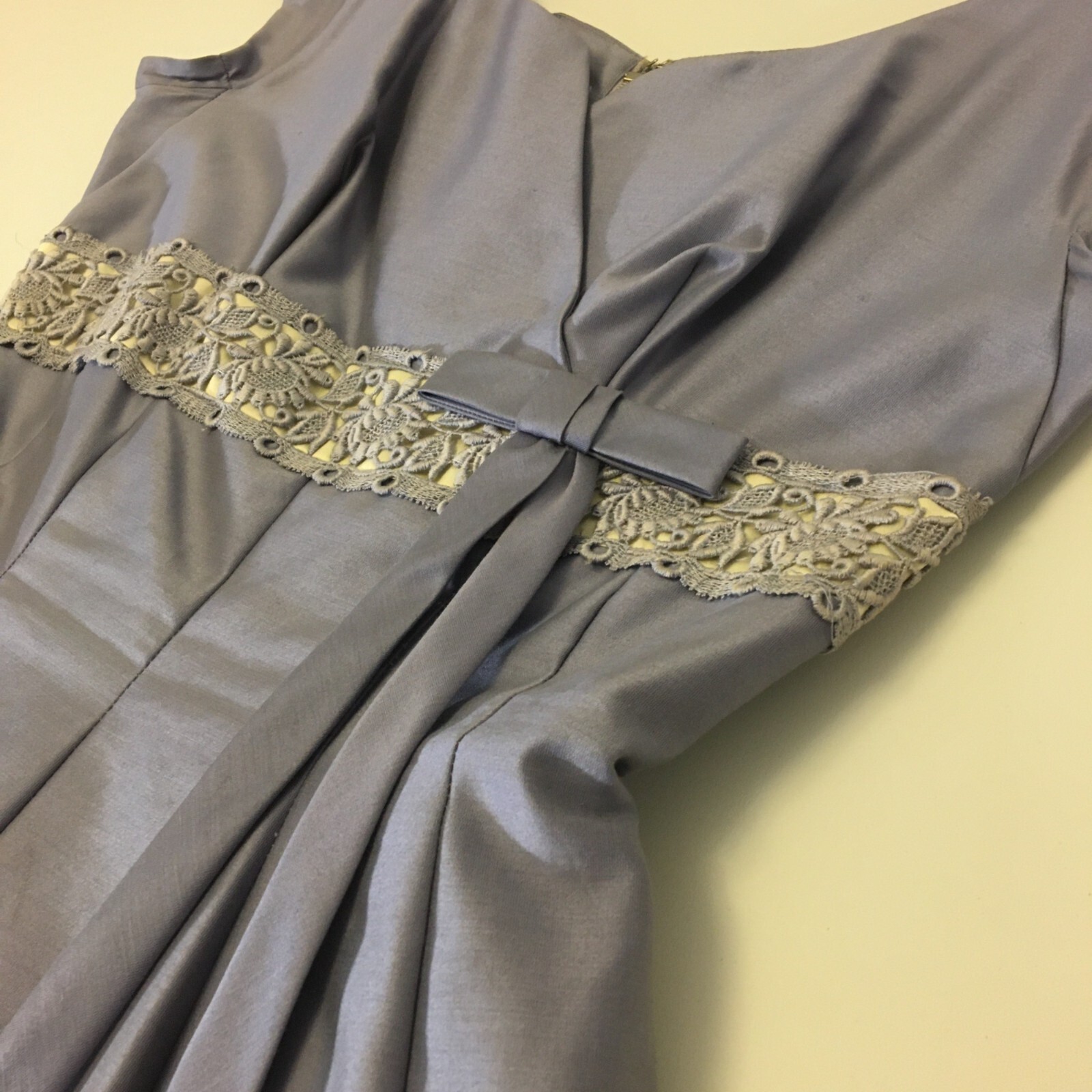 Vintage 50s Periwinkle Blue Party Midi Dress Tulle Wedding Special Occasion – HU