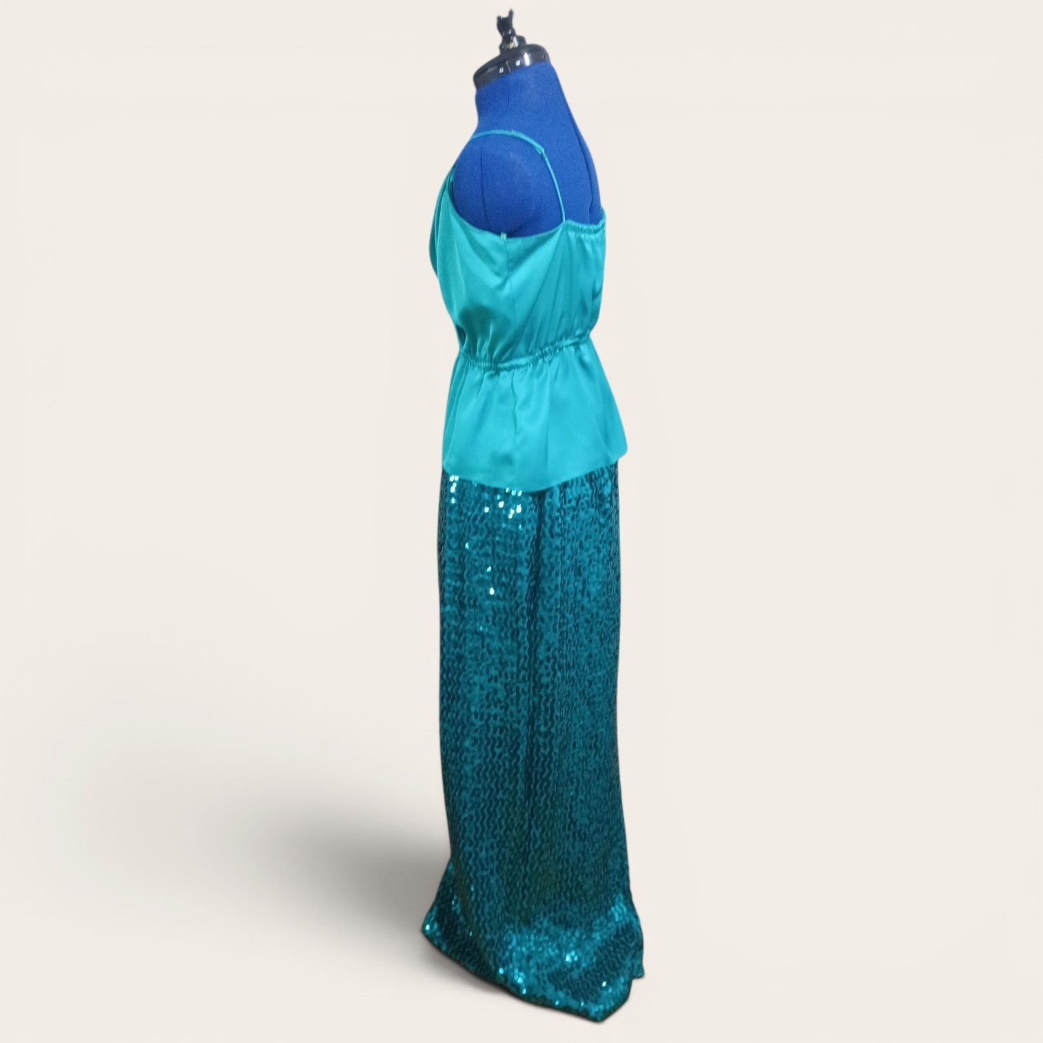 Vintage Lilli Diamond 3 Piece Sequin Skirt, Jacket, and Camisole Set