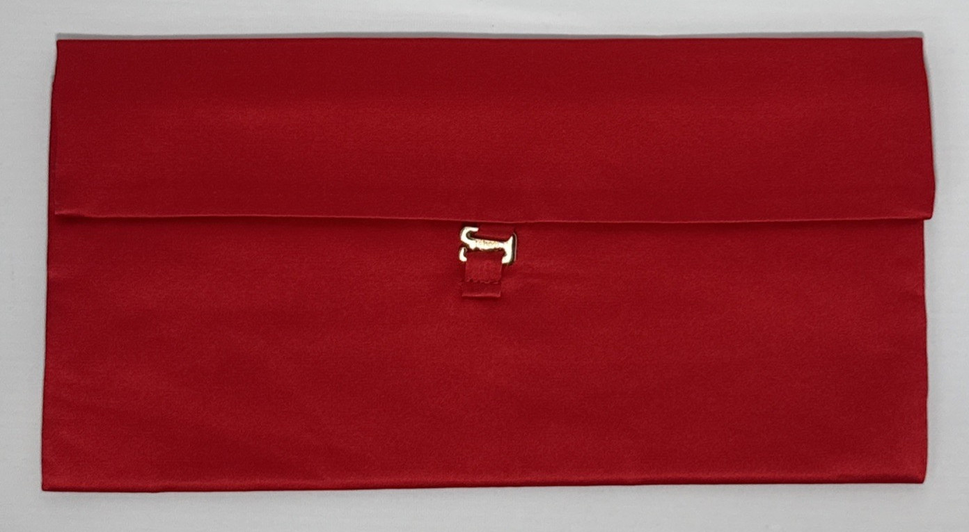La Perla silk pouch / bag silk Color: Red