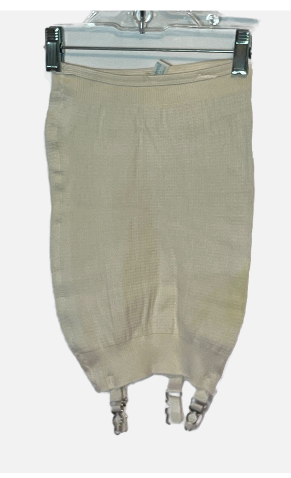 Vtg Vassarette Girdle Rubber Medium White Metal Clips Garter 1950’s