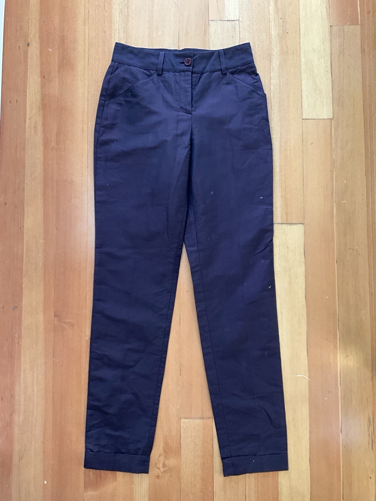 Vintage c.2000 Romeo Gigli Changeant Crisp Tailored Trousers
