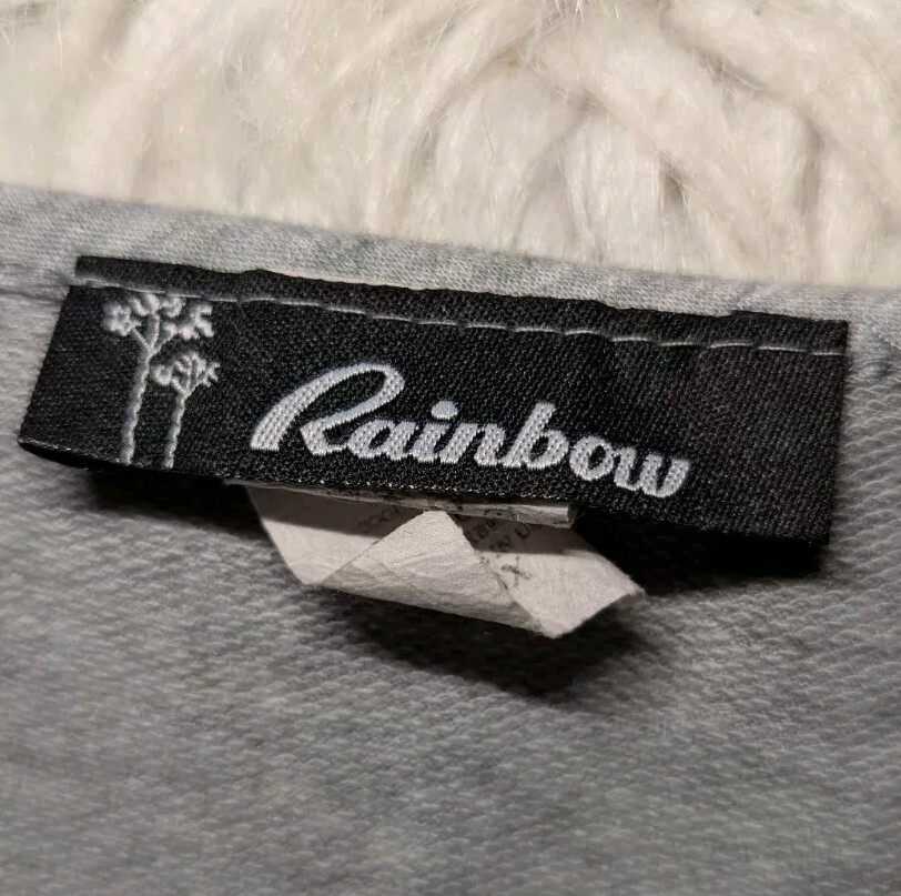 RAINBOW Queen 70’s Gray T-Shirt Top SEQUIN Beaded GLAM ROCK Women’s PLUS 3X VTG