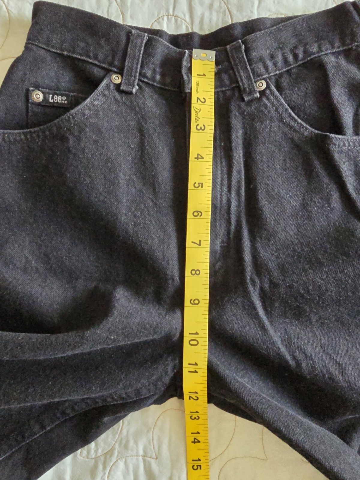Vintage 89s 90s Lee Black High Waisted Mom Jeans Womens XXS/XS 24 Inch Waist