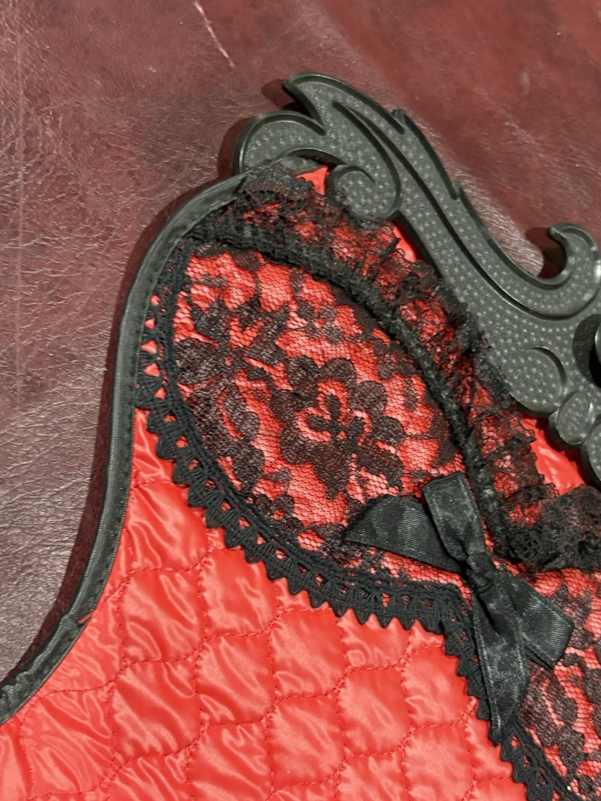 Rare Store Display Salesman Sample Rosenbaum Vintage Red Corset Marie Bernadette