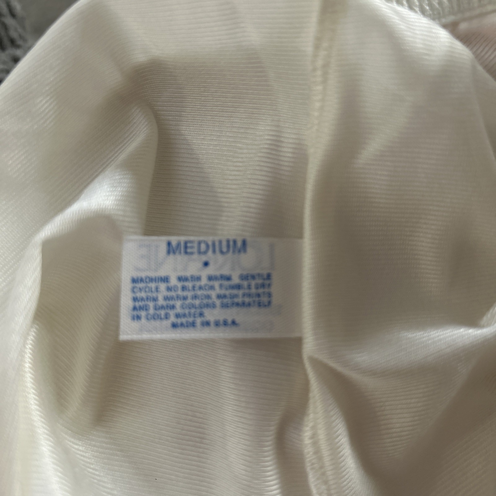 Vintage Lorraine Antron Nylon Half Slip New Old Stock Off White 24” Size Medium