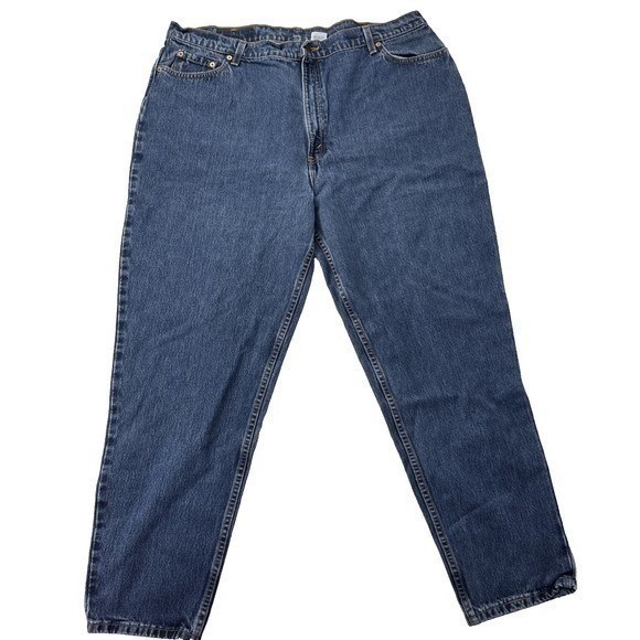 Levi’s 522 Tapered Fit Jeans Women 24 MED Blue Vintage High Rise Mom Denim USA