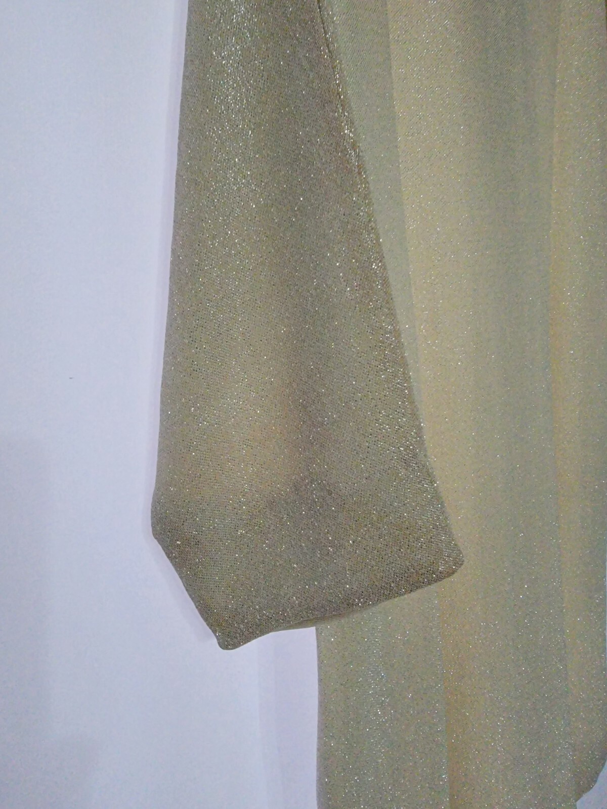 VINTAGE FLOBERT BUTTON FRONT WITH SIDE POCKETS BEIGE METALLIC DRESS SIZE 8 TAGS