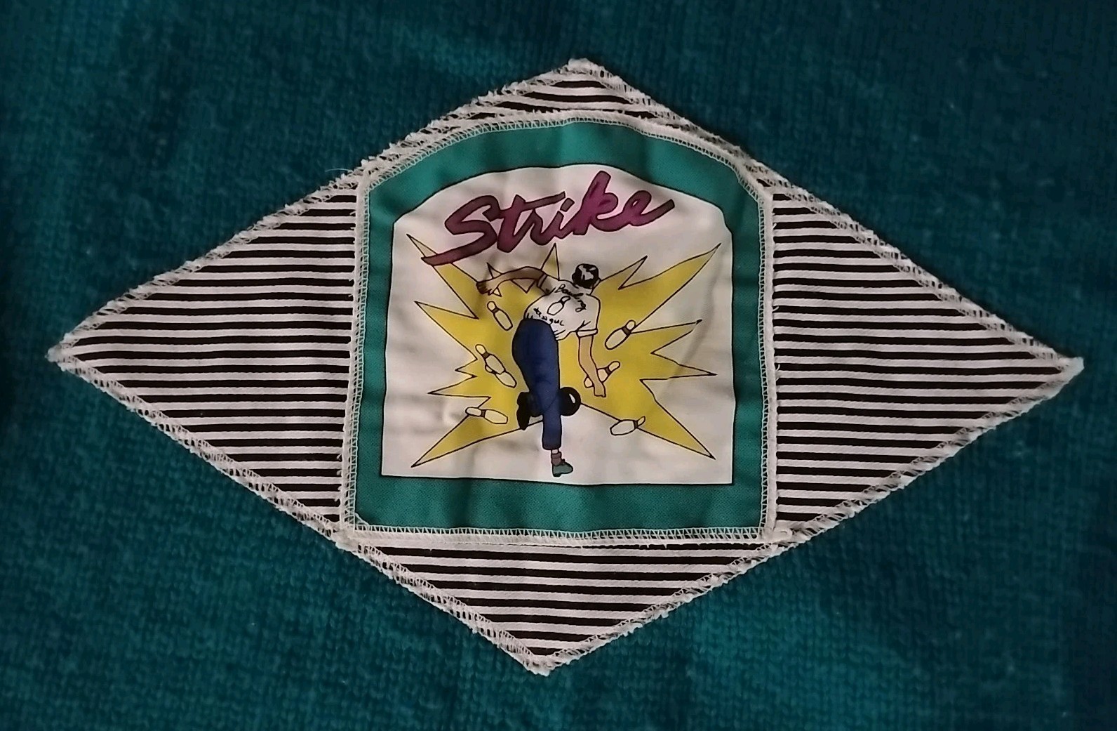 VINTAGE Jamie Scott JERI – JO Bowling Theme Sweater SZ. S 100% ACRYLIC
