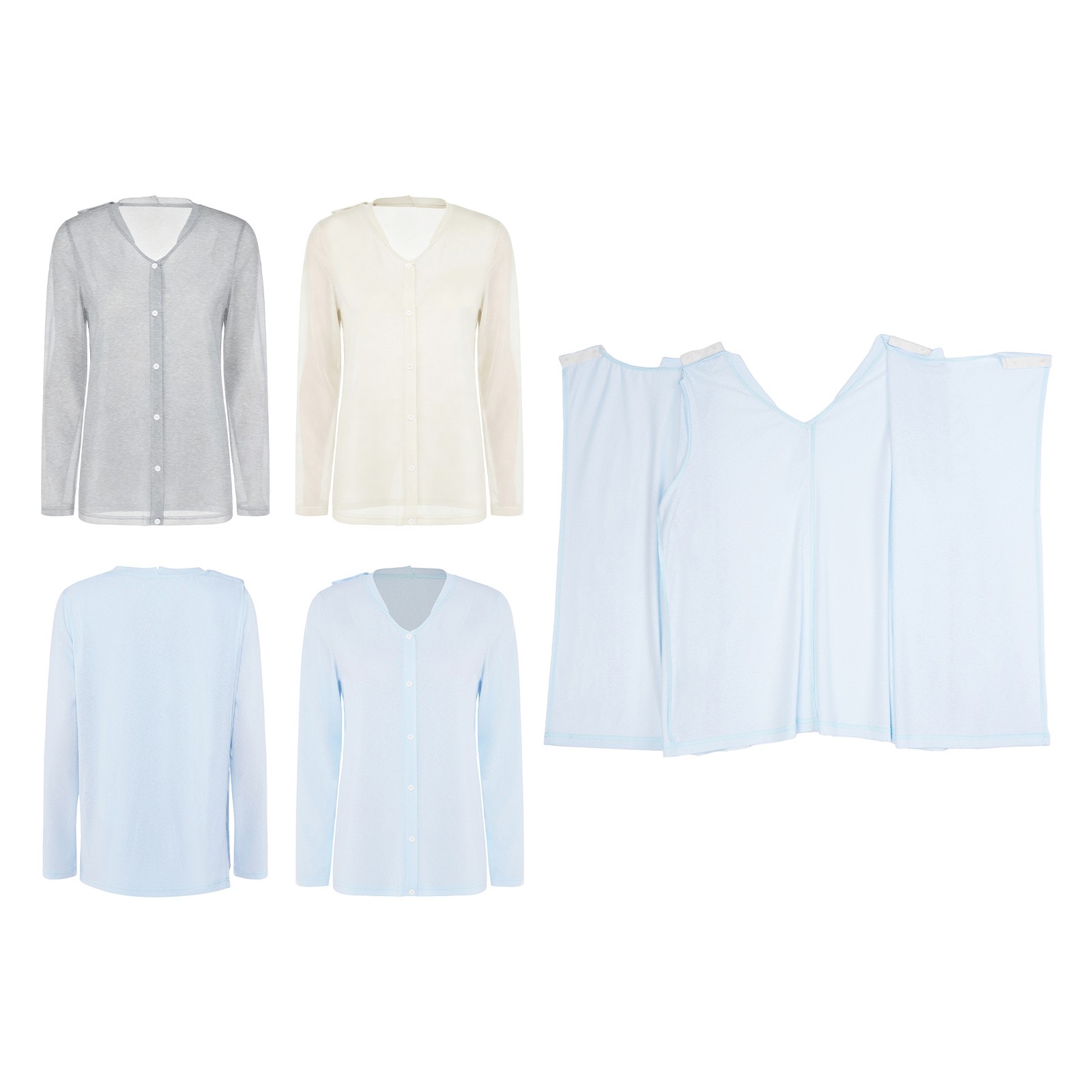 Women Blouse Caring Top Solid Color T-shirt Holiday Costume Daily Wear Shirt