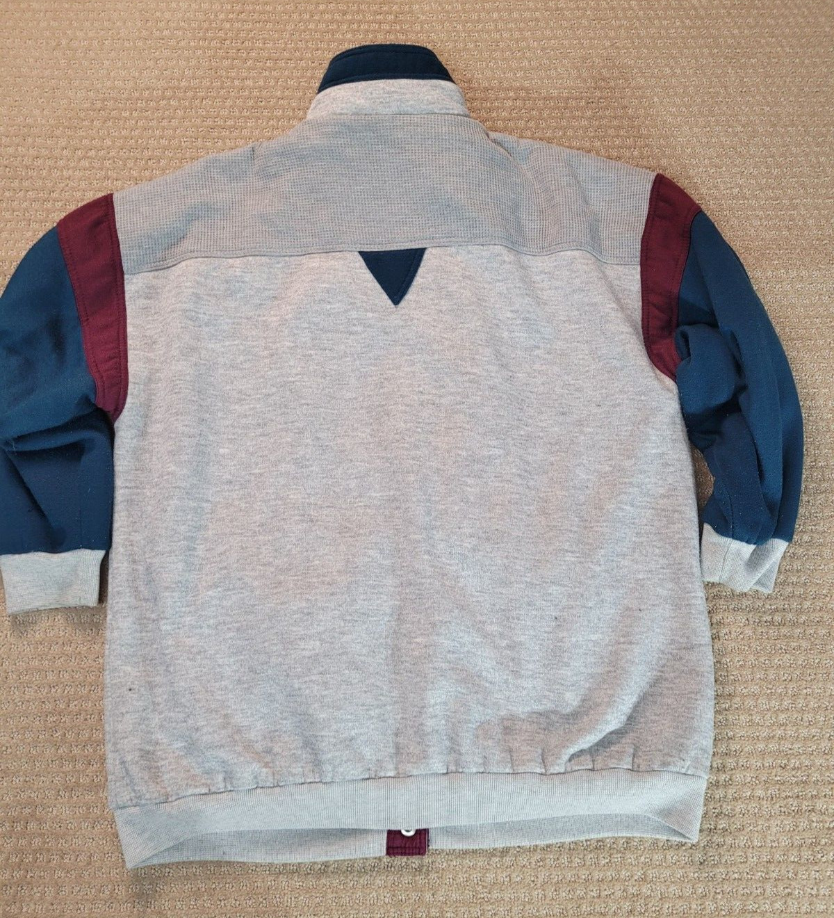 Vintage 80s Be In The Current Seen Reversible Windbreaker Jacket Women One size