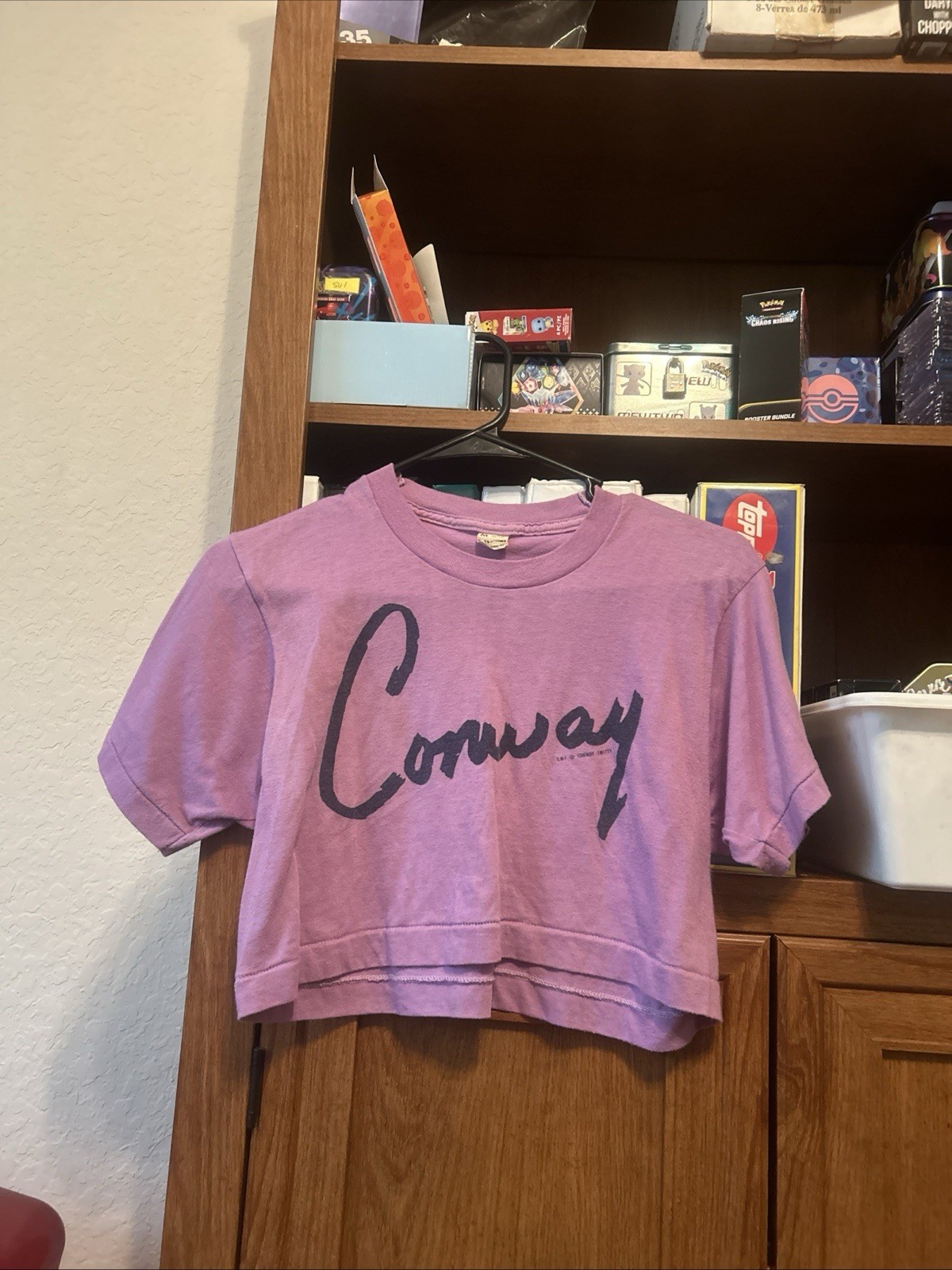 Vintage Conway Twitty Crop Top. Super Rare 80s Or 90s