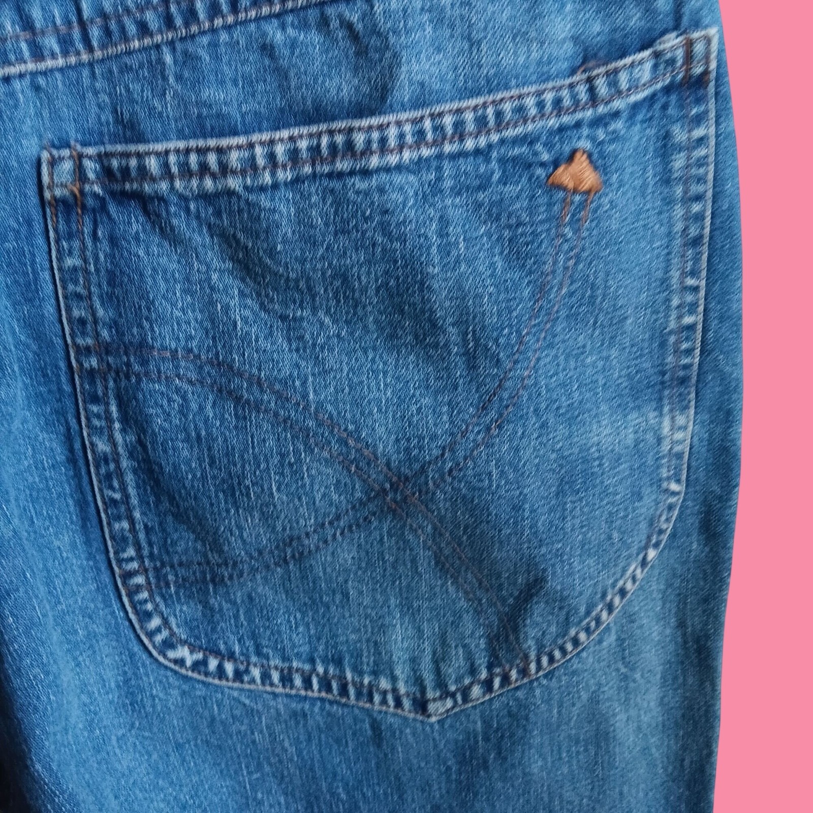 Vintage Womens Jeans Size 8 29×33 80’s Jag Australia Disco Embroidered Denim