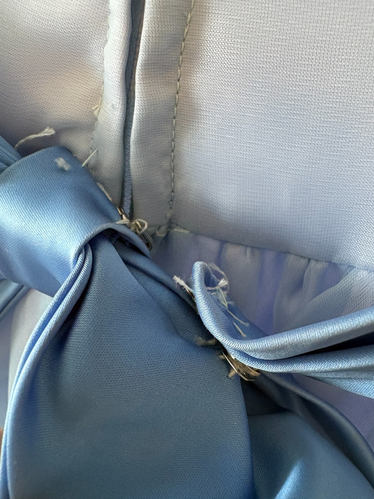 Vintage 50s/60s Lorrie Deb Blue Formal Dress Size 3/4 *XS