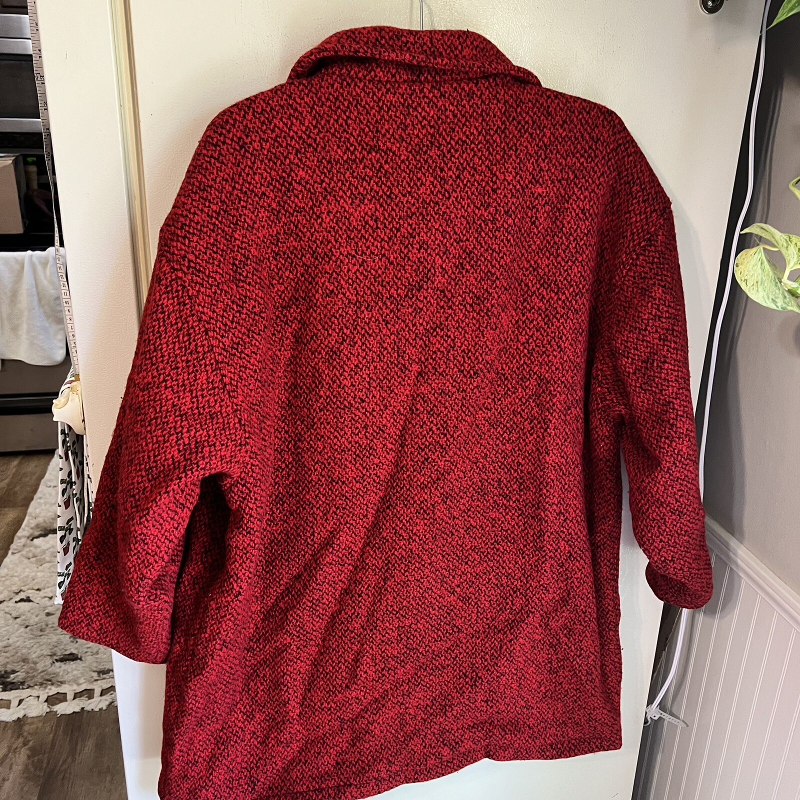 Vintage Woolrich 1980s U.S.A. Made 100% Wool Jacket Women’s Size 2XL Button Up