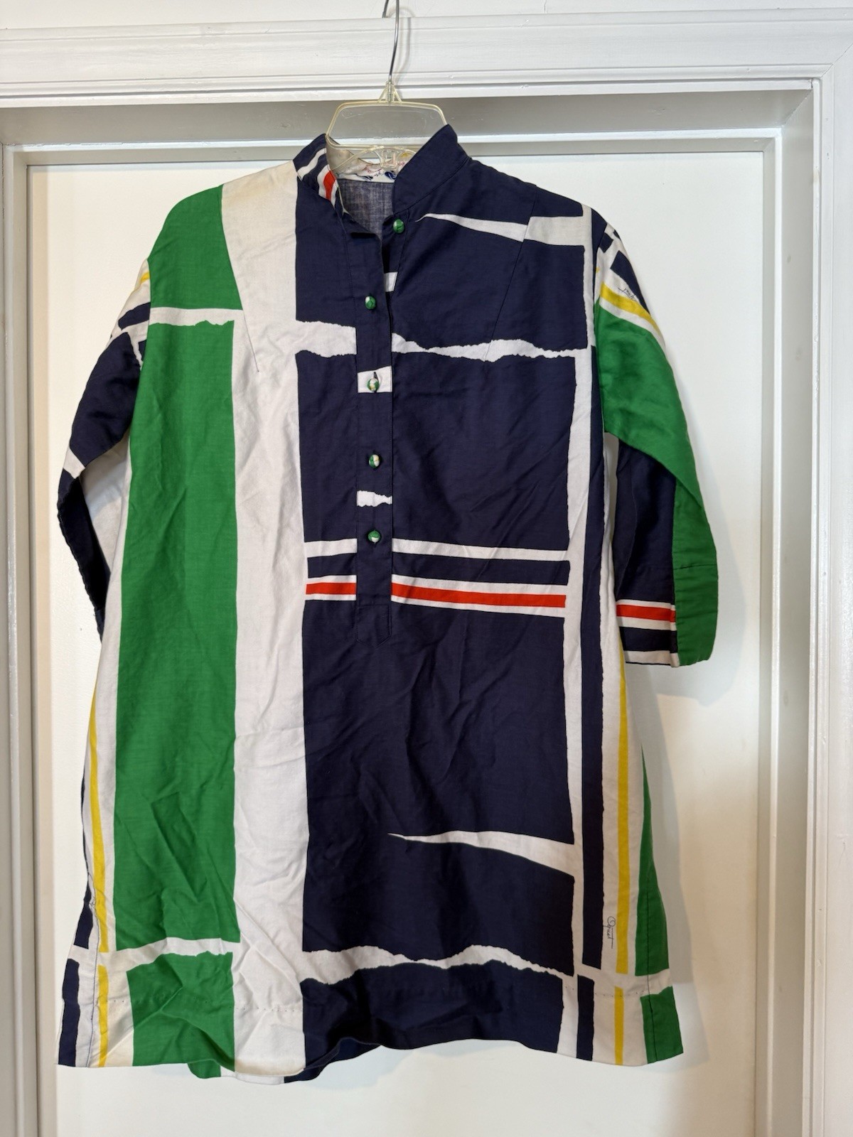 Vintage Dress Catherine Ogust Penthouse Gallery With Sash Nautical’ish