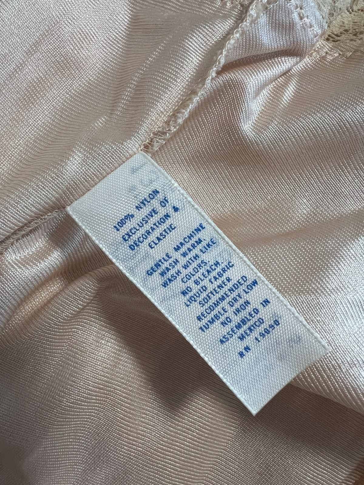 Olga ~ Women’s Slip / Nightgown ~ Lace Style ~ Beige ~ Size 36
