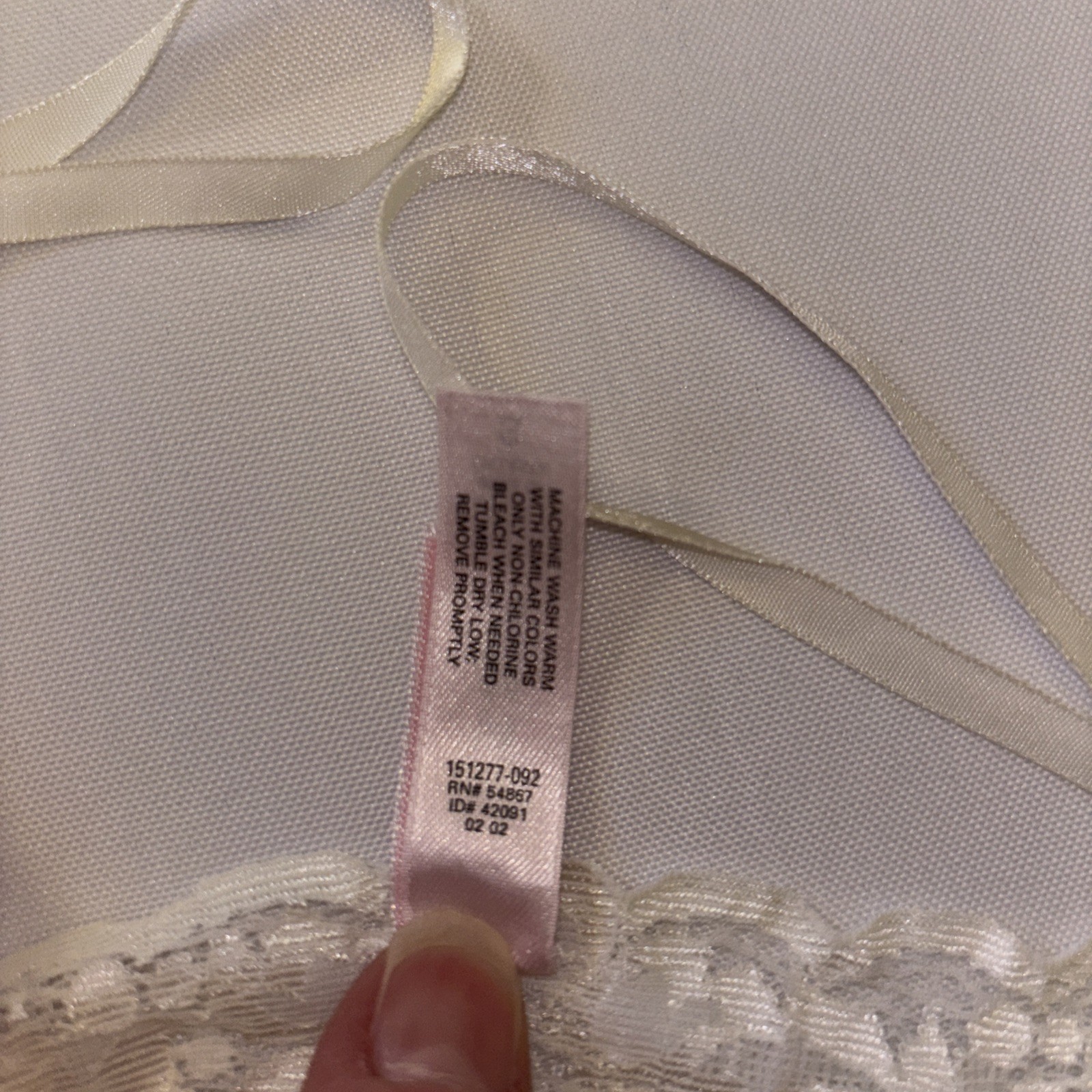 Victoria’s Secret Lace Halter Teddy Bodysuit Ivory Size Small Y2K 2002 Vintage