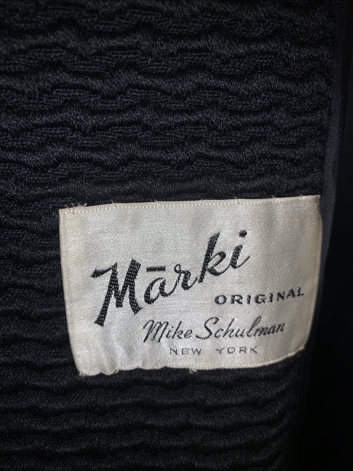 Vintage Persian Lamb Wool with Mink Fur Collar & Down Button Line MARKI ORIGINAL