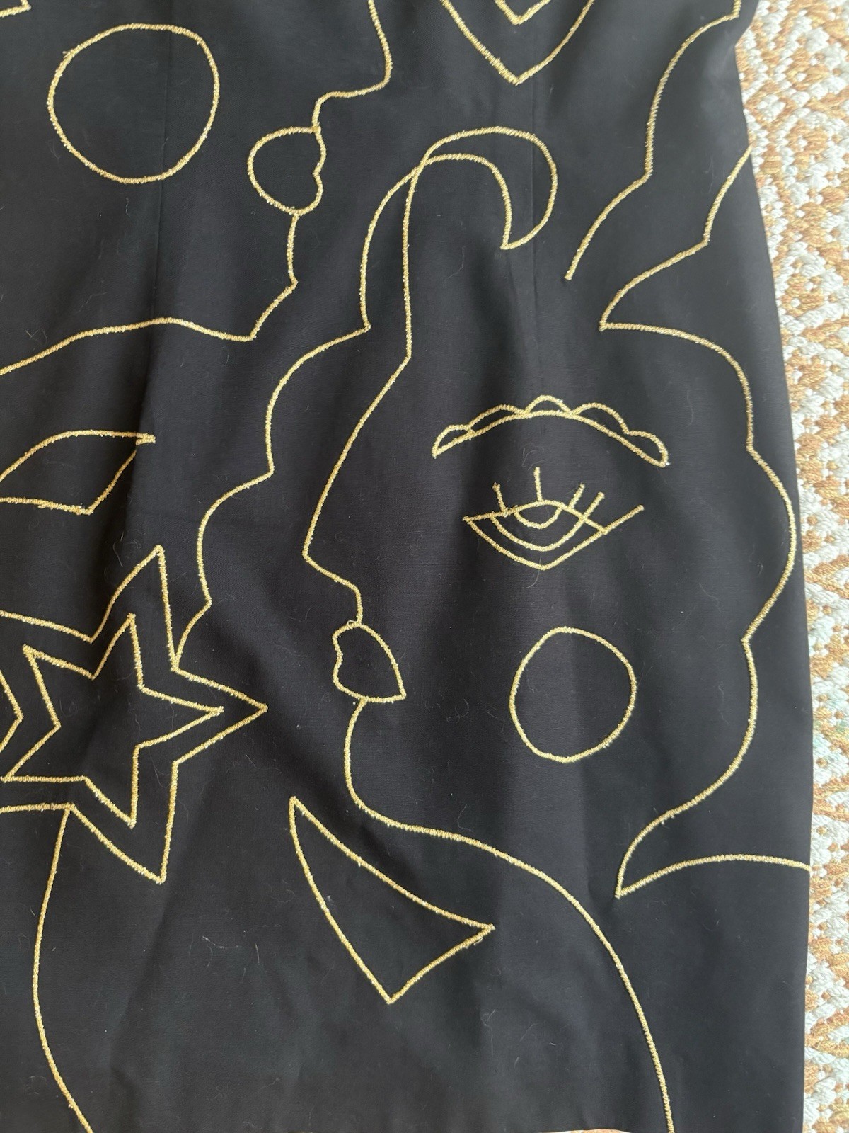 RARE 1980s Vintage Woman’s Dress Santa Fe By Jim Tremblay