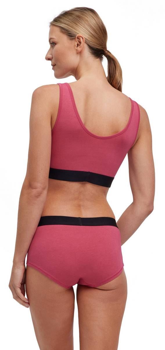 Falke Womens Daily Comfort 2-Pack Hipster Brief – Black/Dark Pink