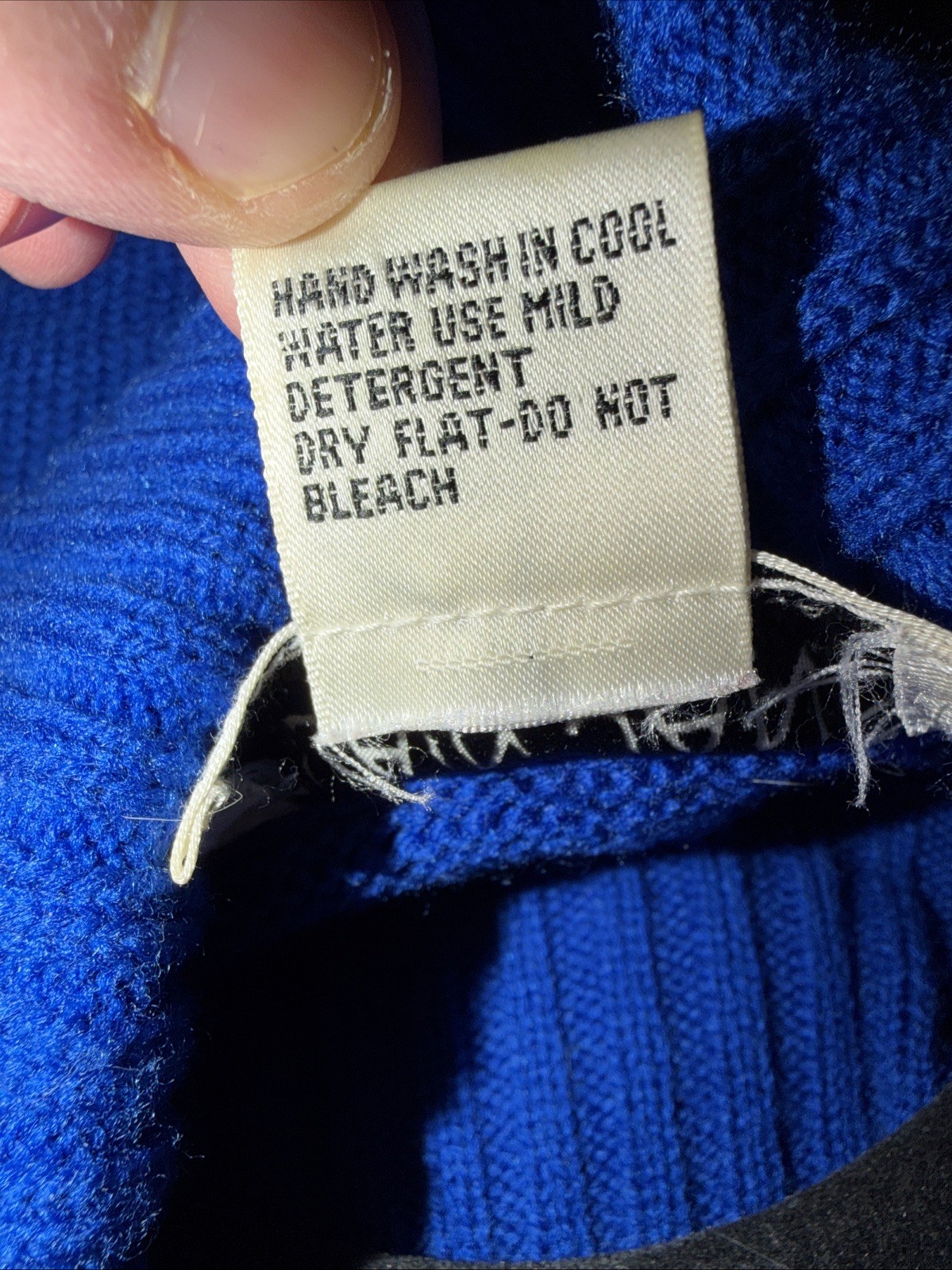 Vintage Plain Jane Sweater Dress Blue Cable Knit 80s 90s Classic Preppy Medium