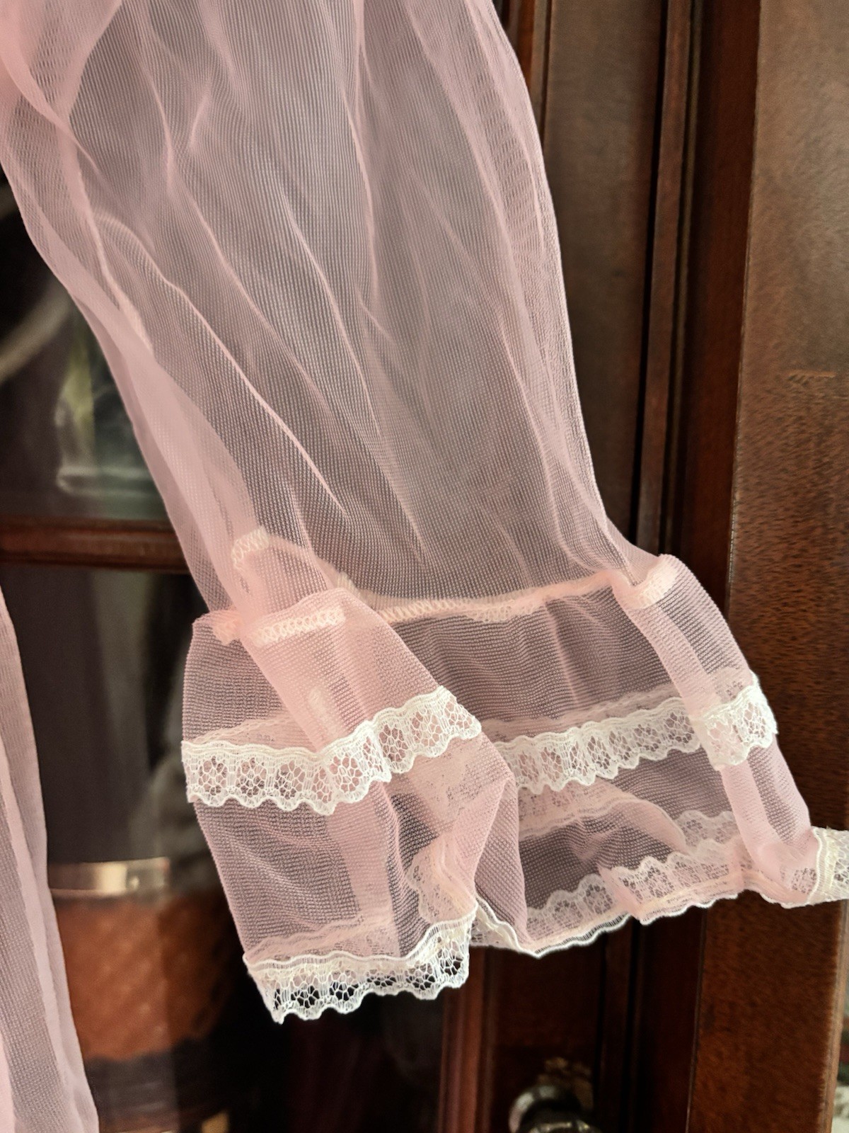Vintage Sheer Nylon Berkliff Nightgown And Robe MED 36 Nice!