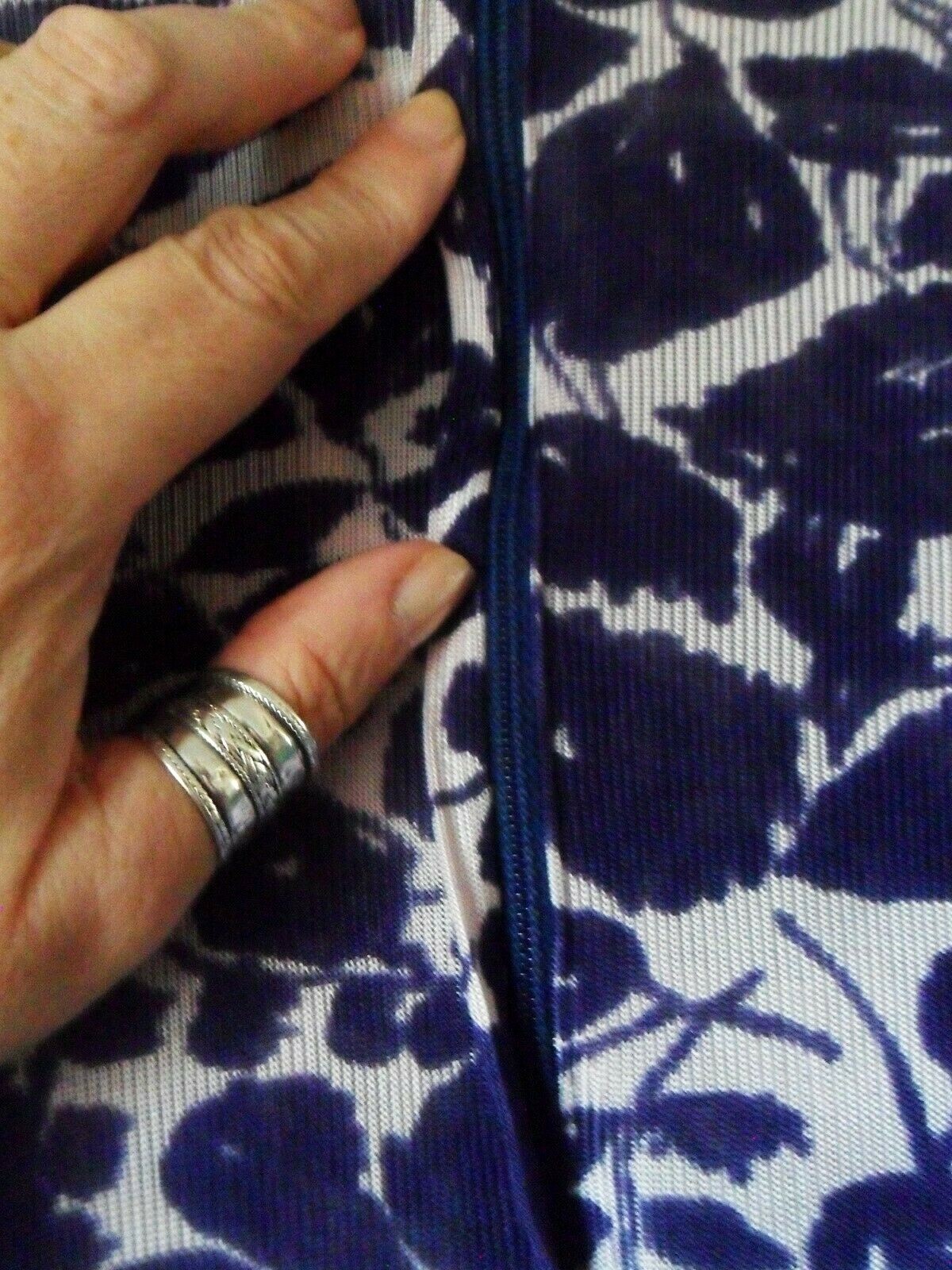 Vintage 60’s 70″s Purple & White TUNIC Mini Dress, Asymmetrical by TGL Stockholm