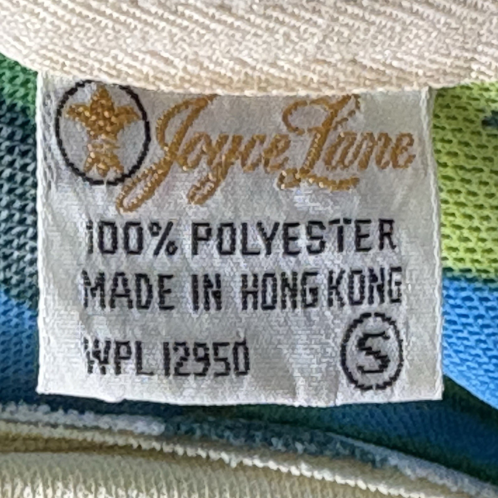 Vintage 1960’s Mod Mid Century Joyce Lane Op Art Print Shirt Top XS/S