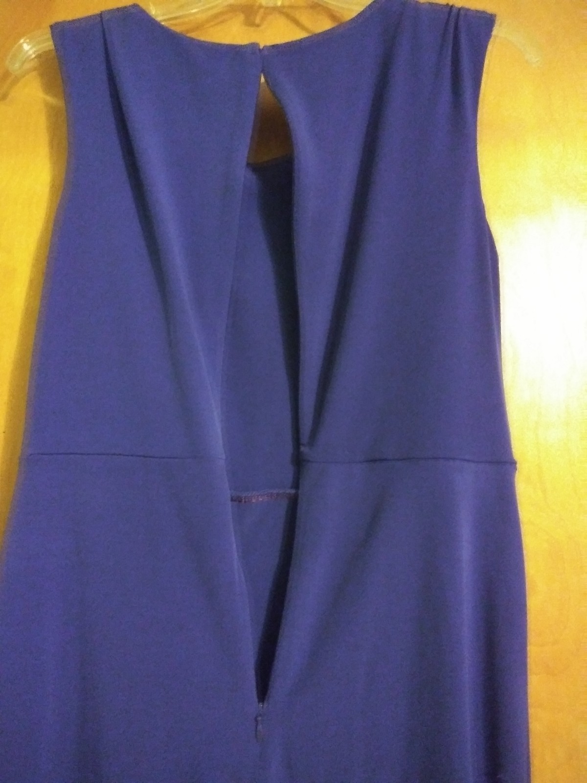 Vintage Sweet 90’s Dark Purple Stretchy Dress Polyester Spandex Size 6