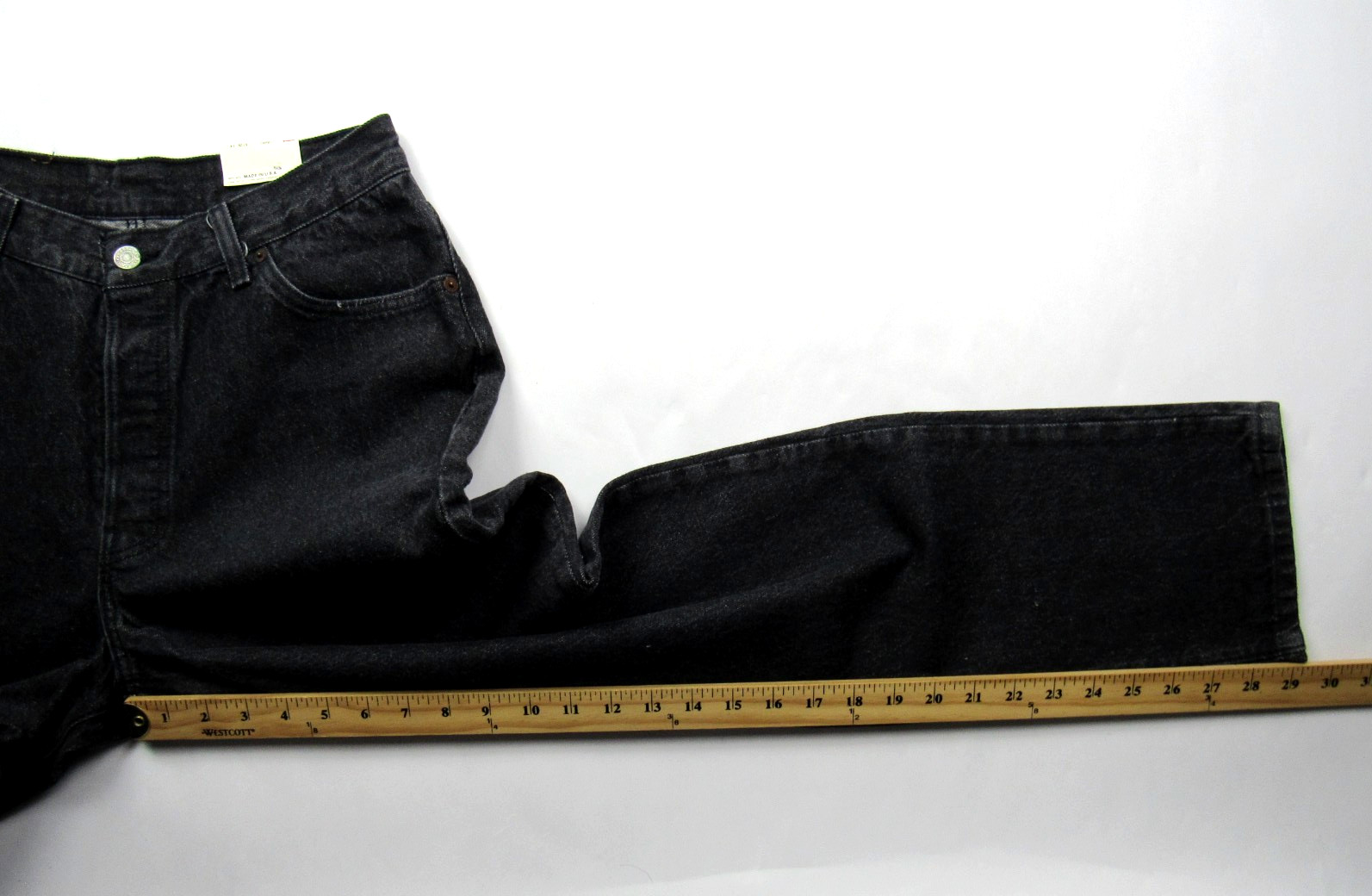 Vtg NOS NWT 80s Women’s Levi’s 16 501 USA Made Mom Jeans 14 / 29.5 x 29.25 Black