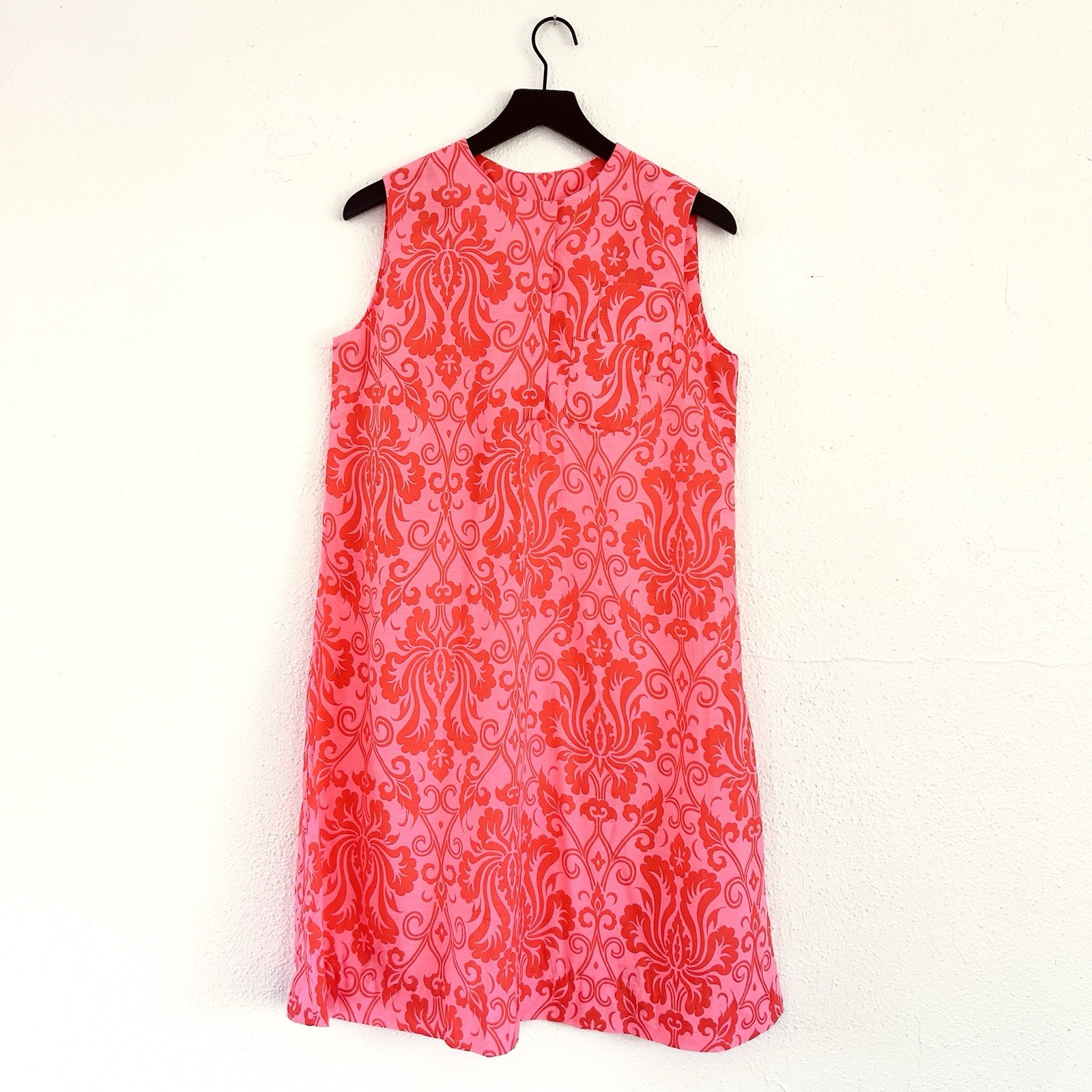 Vintage 60s Psychedelic dayglo shift mini dress