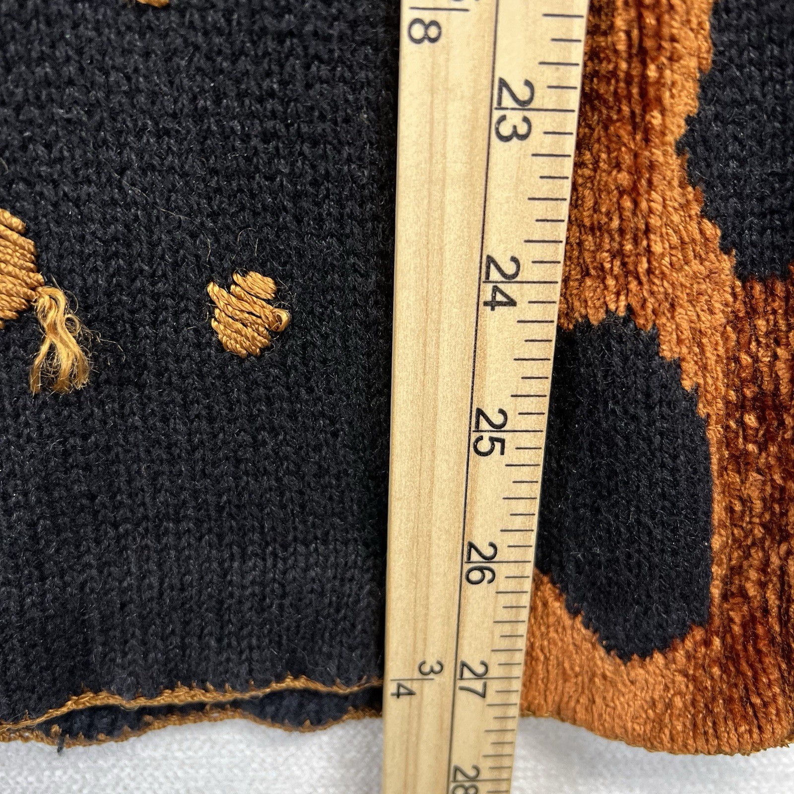 Victoria Harbour Animal Patchwork Sweater Womens M Black VTG 90s Panther Giraffe