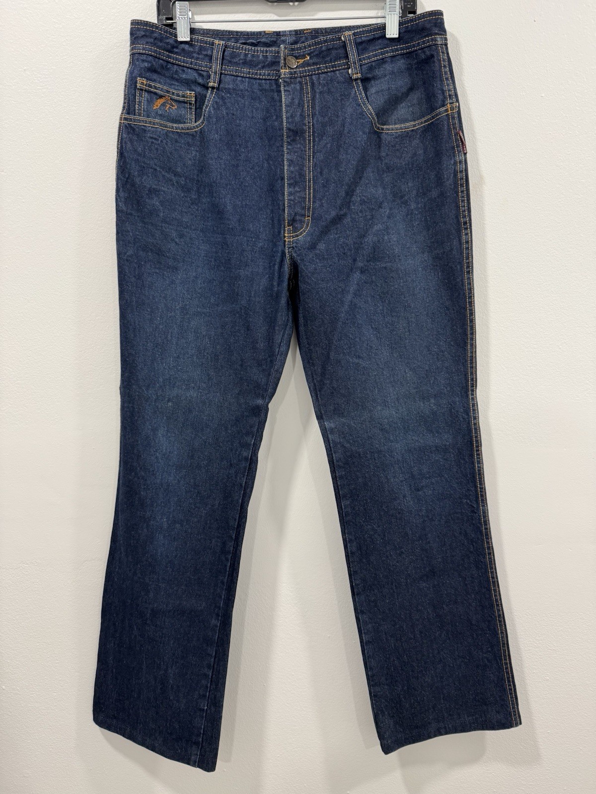 Jordache Horsehead Jeans VTG 80s Dark Blue Rare Edition Size 32 Inch NWOT