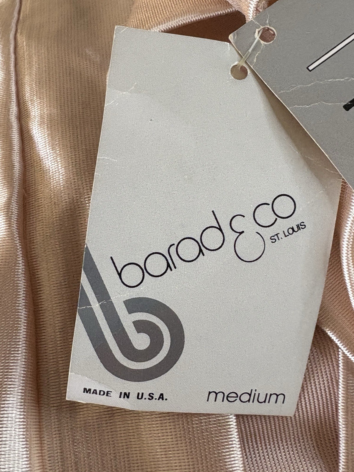 Vintage Barad & Co Arnel Triacetate Satin Robe Medium NWT ILGWU USA Made
