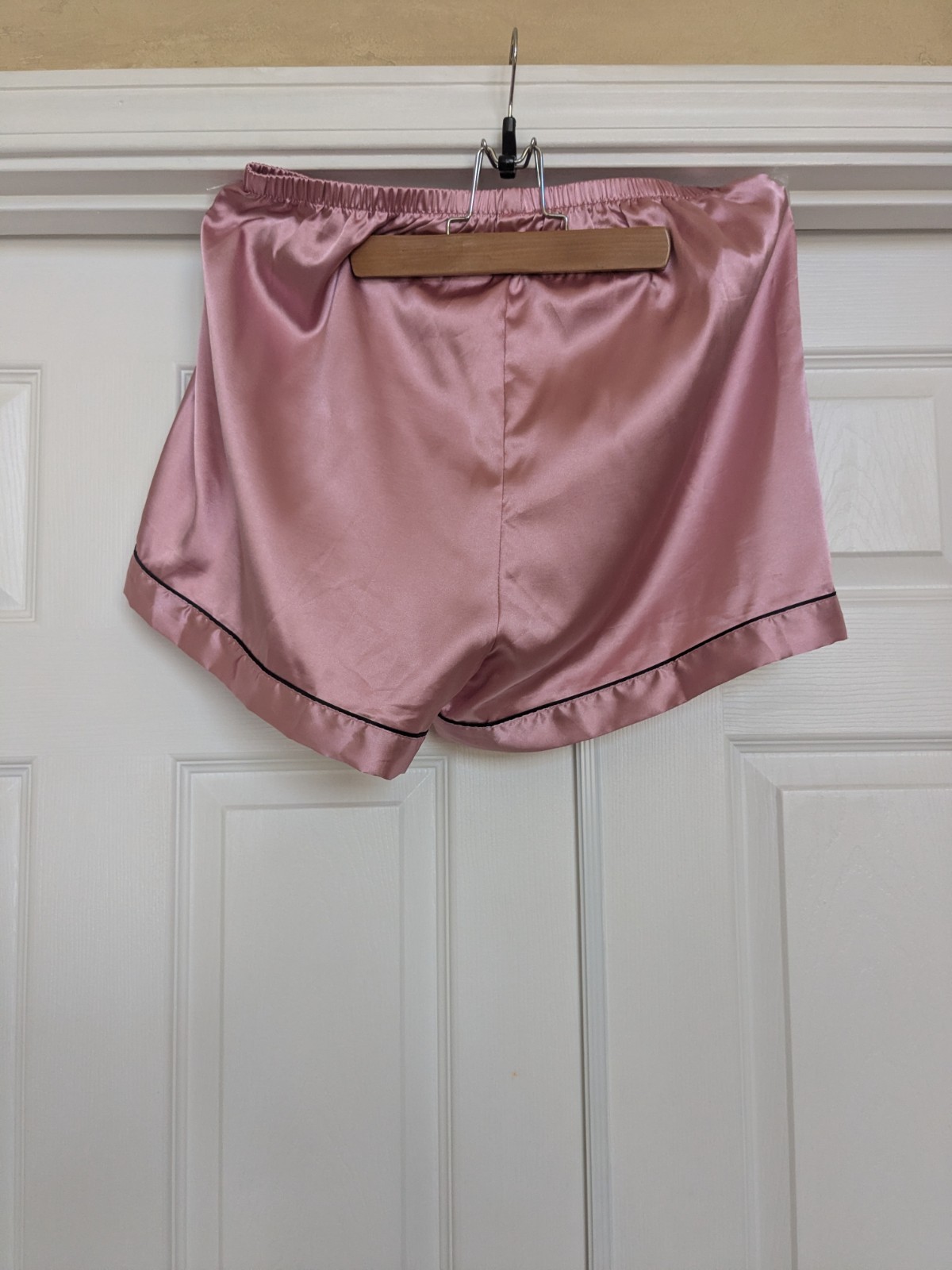 Pink Silky Soft Shiny Pettipants Bloomers Womens Lingerie Plus SIze XXL