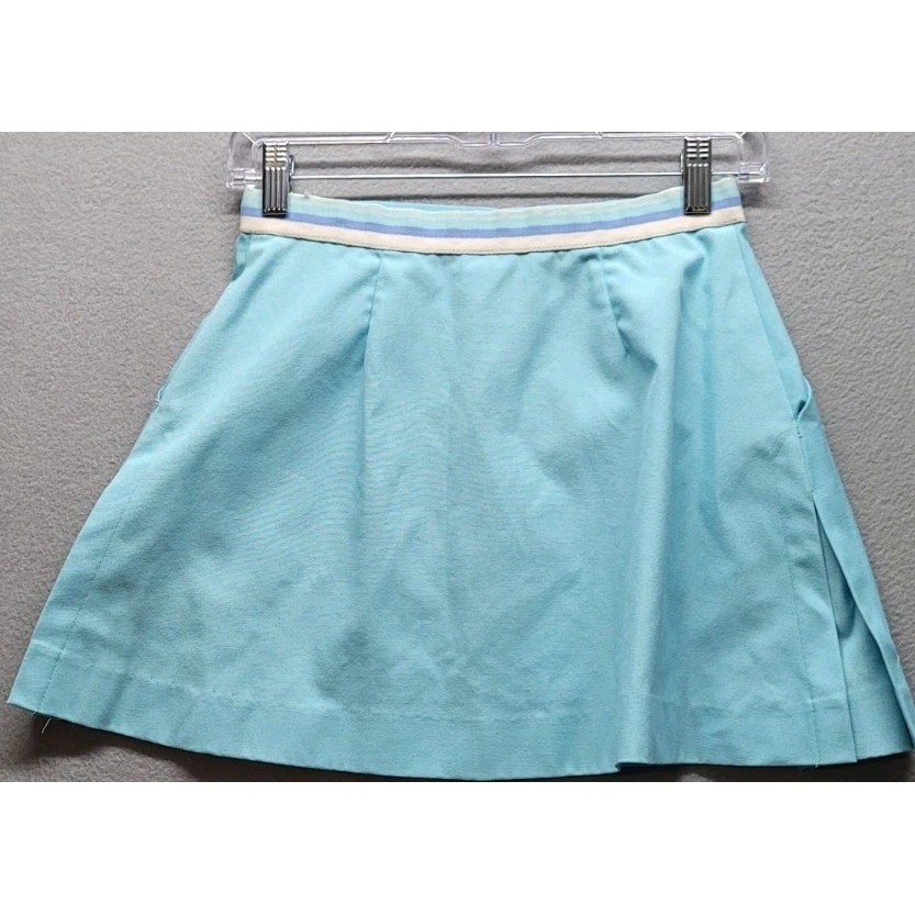 Vintage 90s TAIL Skirt Teal Blue Tennis Skirt Size 7/8 Made In USA Pickleball