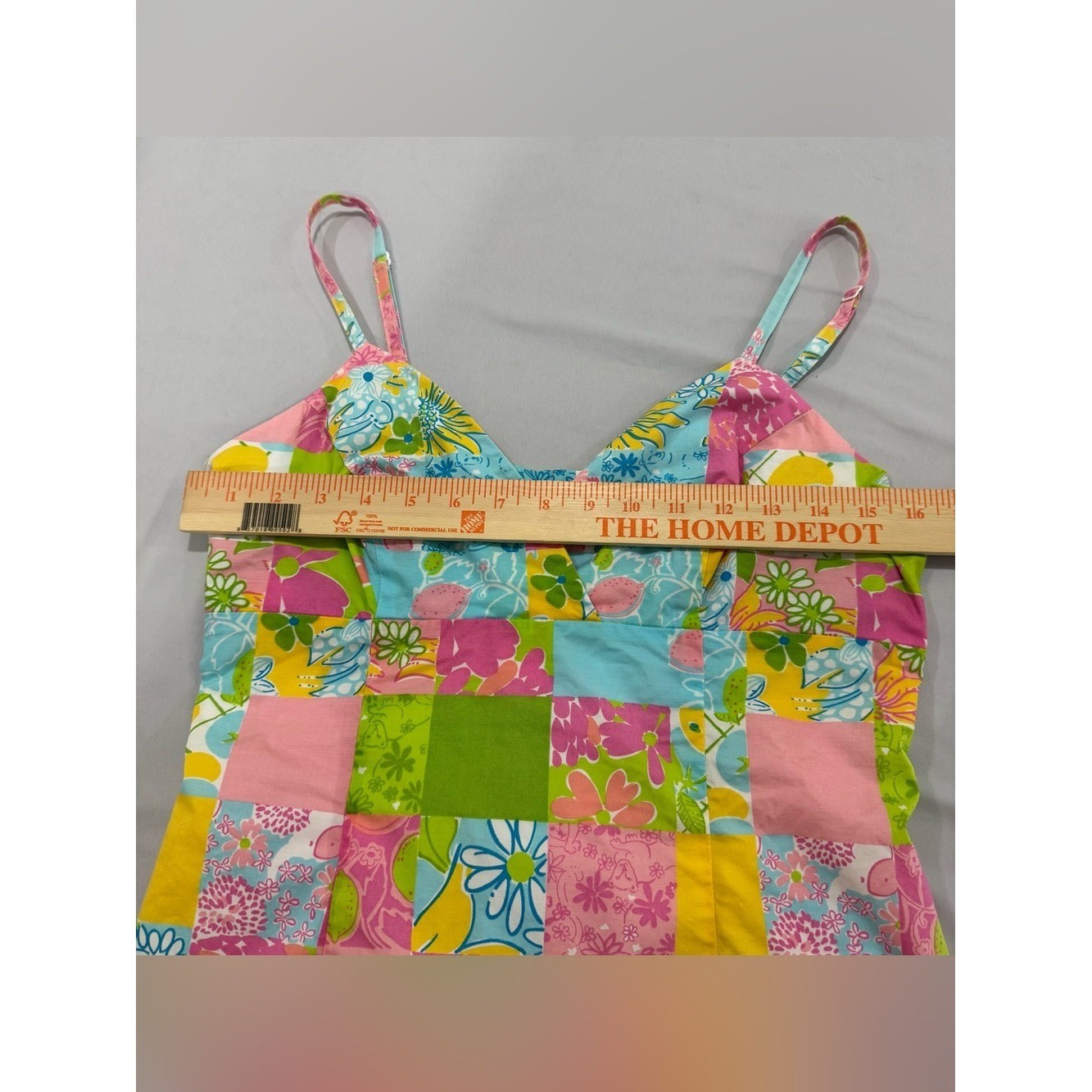 Lilly Pulitzer Vintage White Tag Patch Dress Size 8