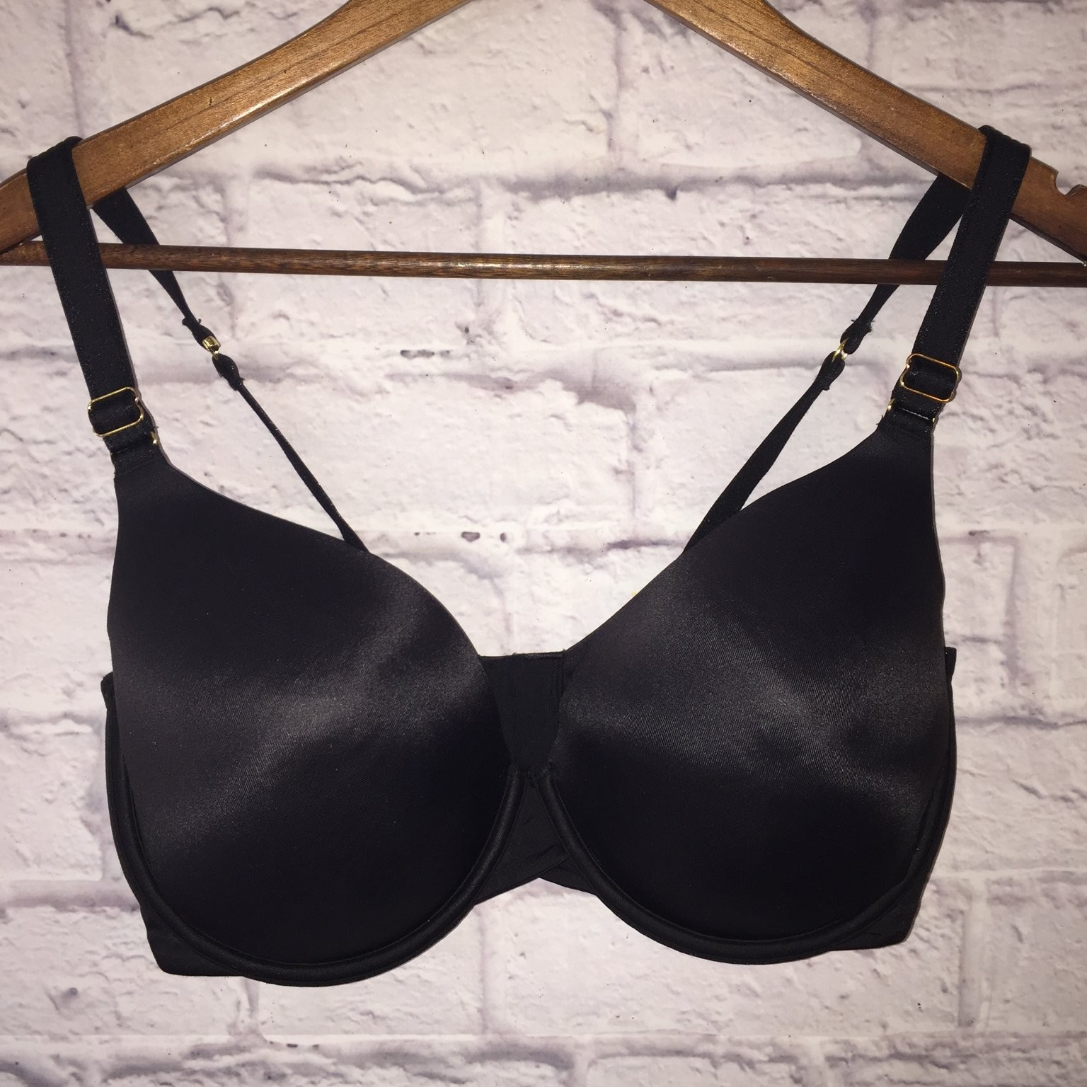 JOYSPUN Bra 36DDD Black JS658 Nylon Spandex