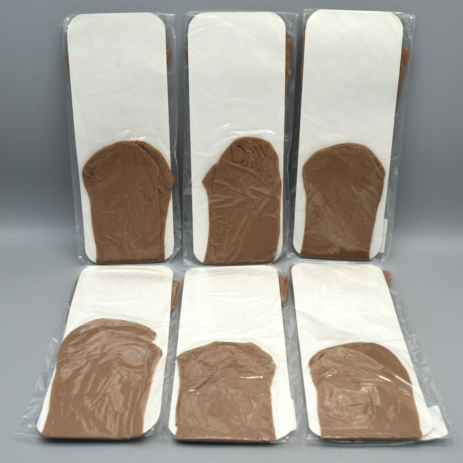 Vintage Nationals Hosiery Knee Highs Lot of 6 Pairs Queen Size 11 Neutral Beige