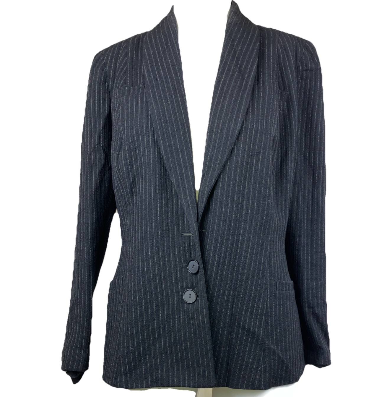 Vintage 40s WWII Wool Pinstripe Jacket