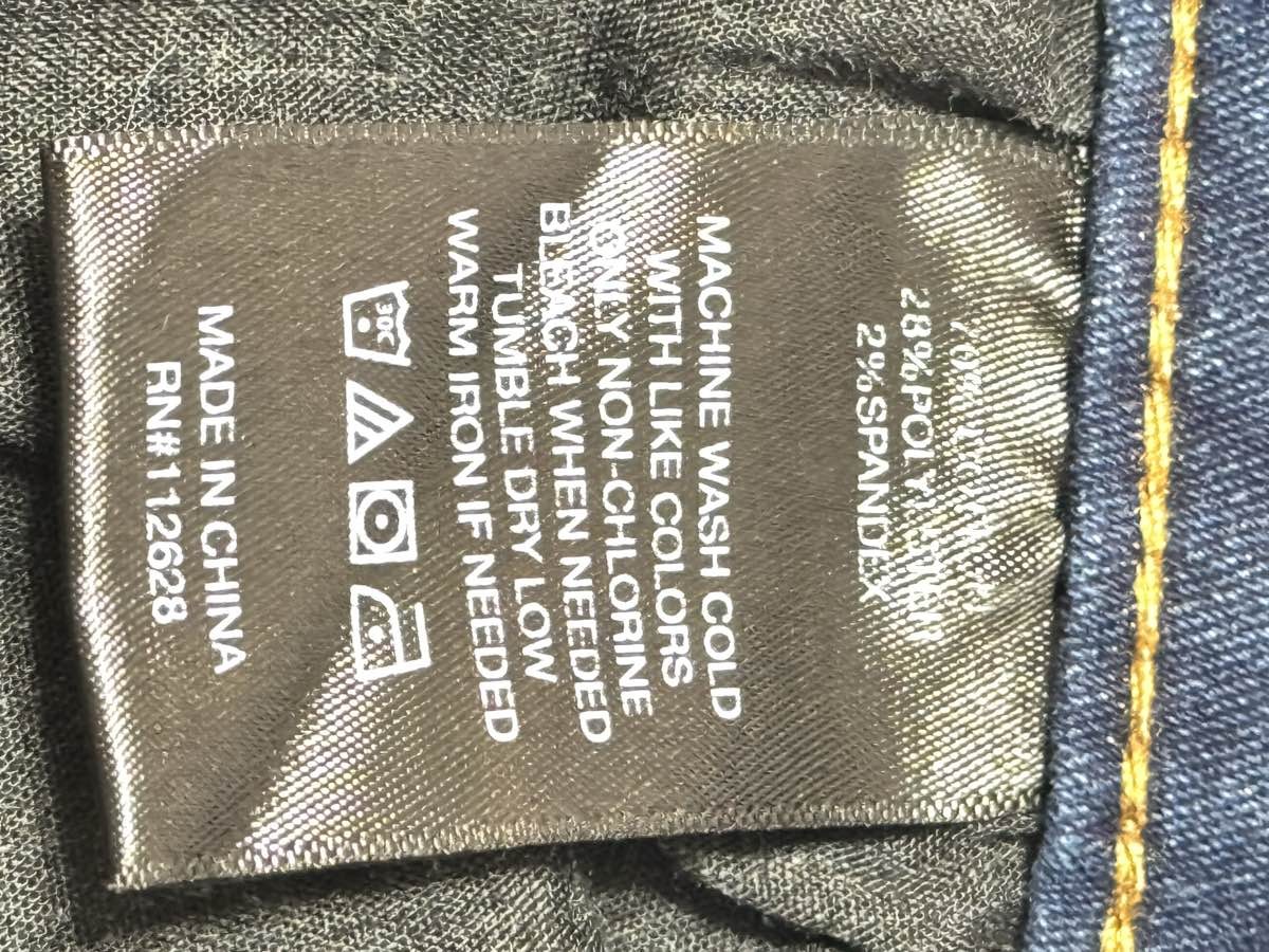 Ellen Tracy Jocelyn Womens Blue High Rise Skinny Stretch Denim Jeans