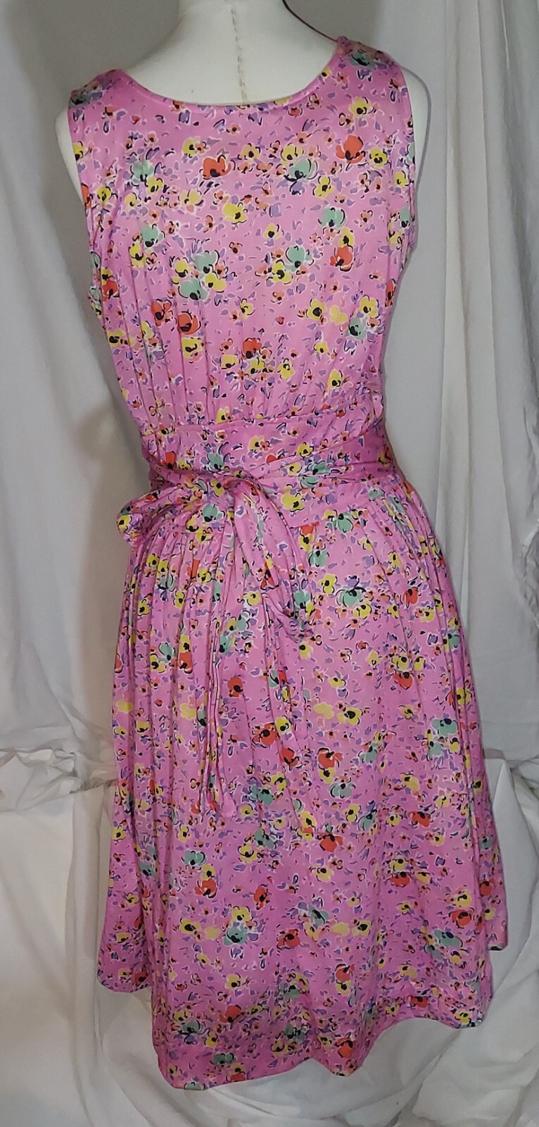 Vintage Plain Jane By Sweet Baby Jane Cottagecore Tie Back Dress Size 13