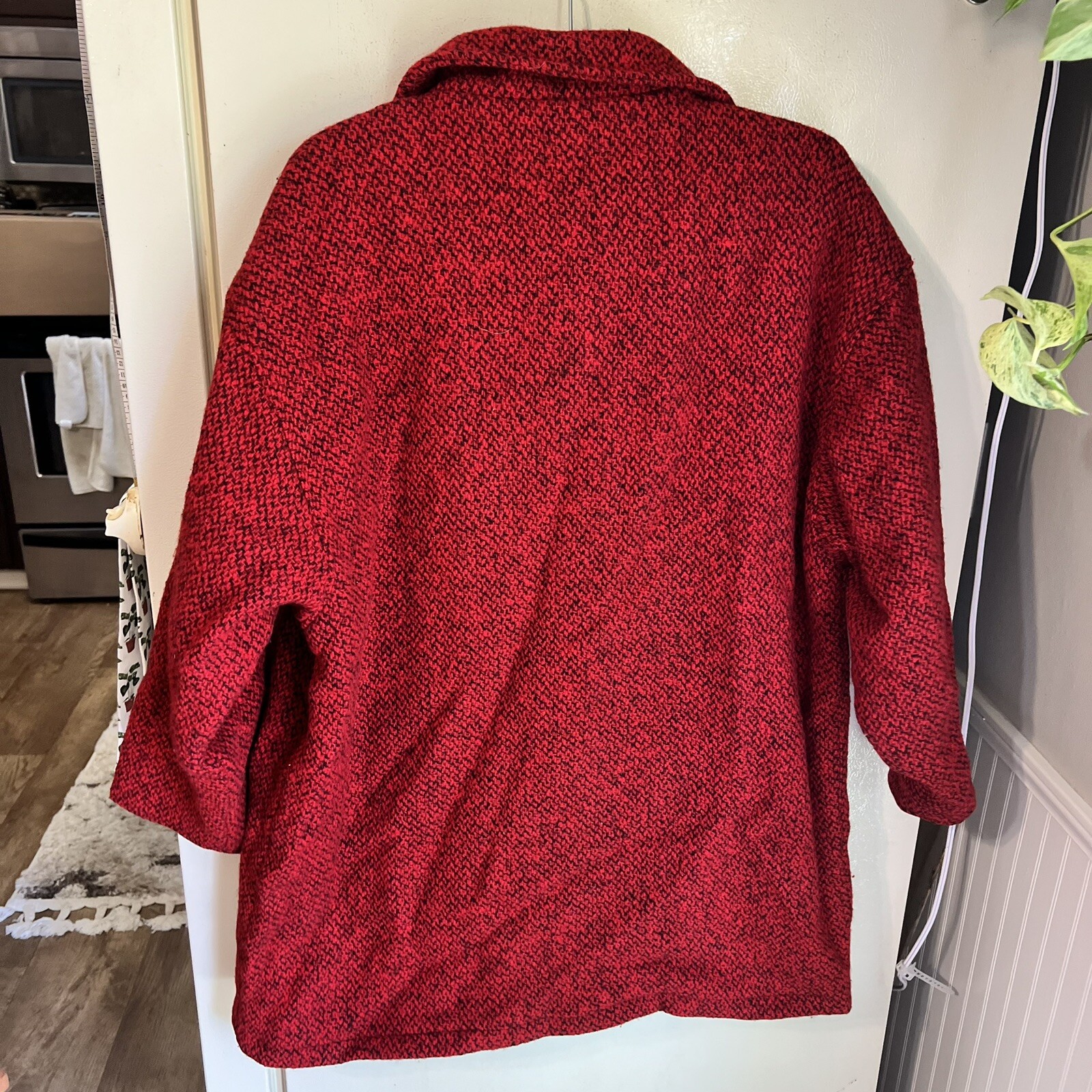 Vintage Woolrich 1980s U.S.A. Made 100% Wool Jacket Women’s Size 2XL Button Up