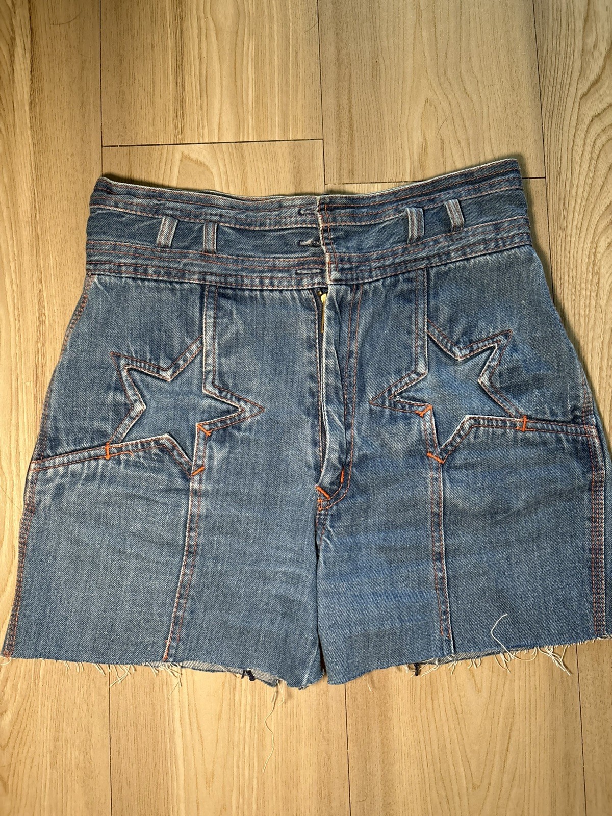 N’est Ce Pas STAR Jeans 70s Bellbottom Pants Hippie, Womens blue, sz 11/12 (26W)