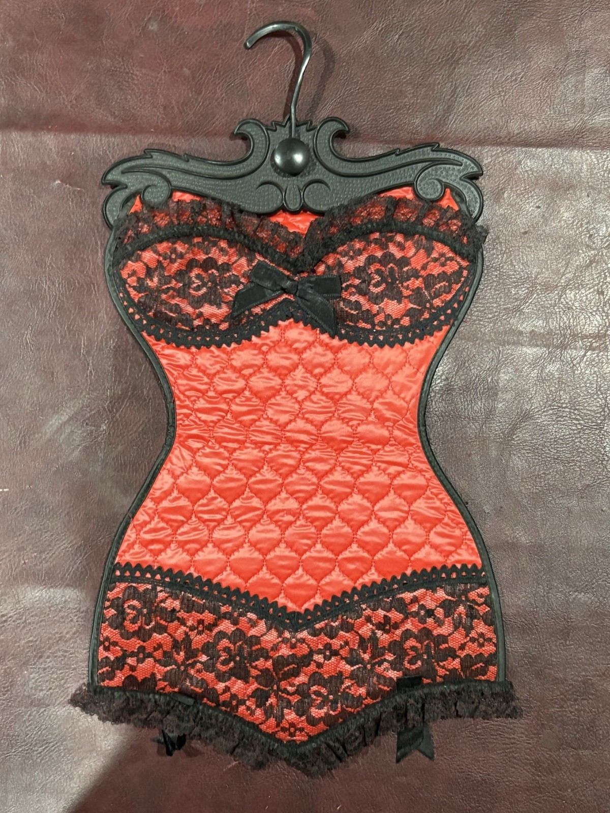 Rare Store Display Salesman Sample Rosenbaum Vintage Red Corset Marie Bernadette