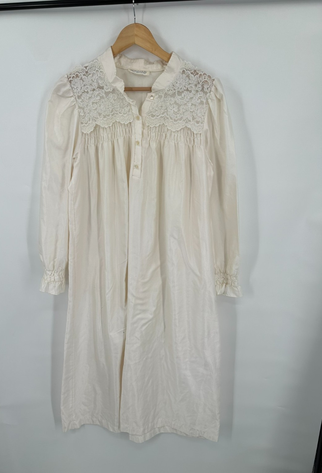Vintage Komar Nightgown Womens XL Modest Retro Grannycore Victorian Regency